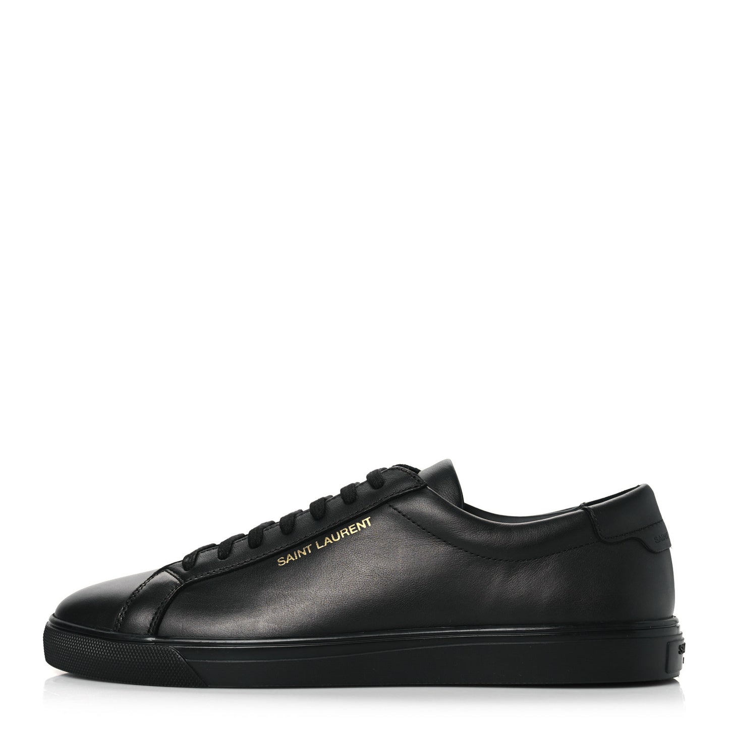 Calfskin Andy Low Top Sneakers 41.5 Black