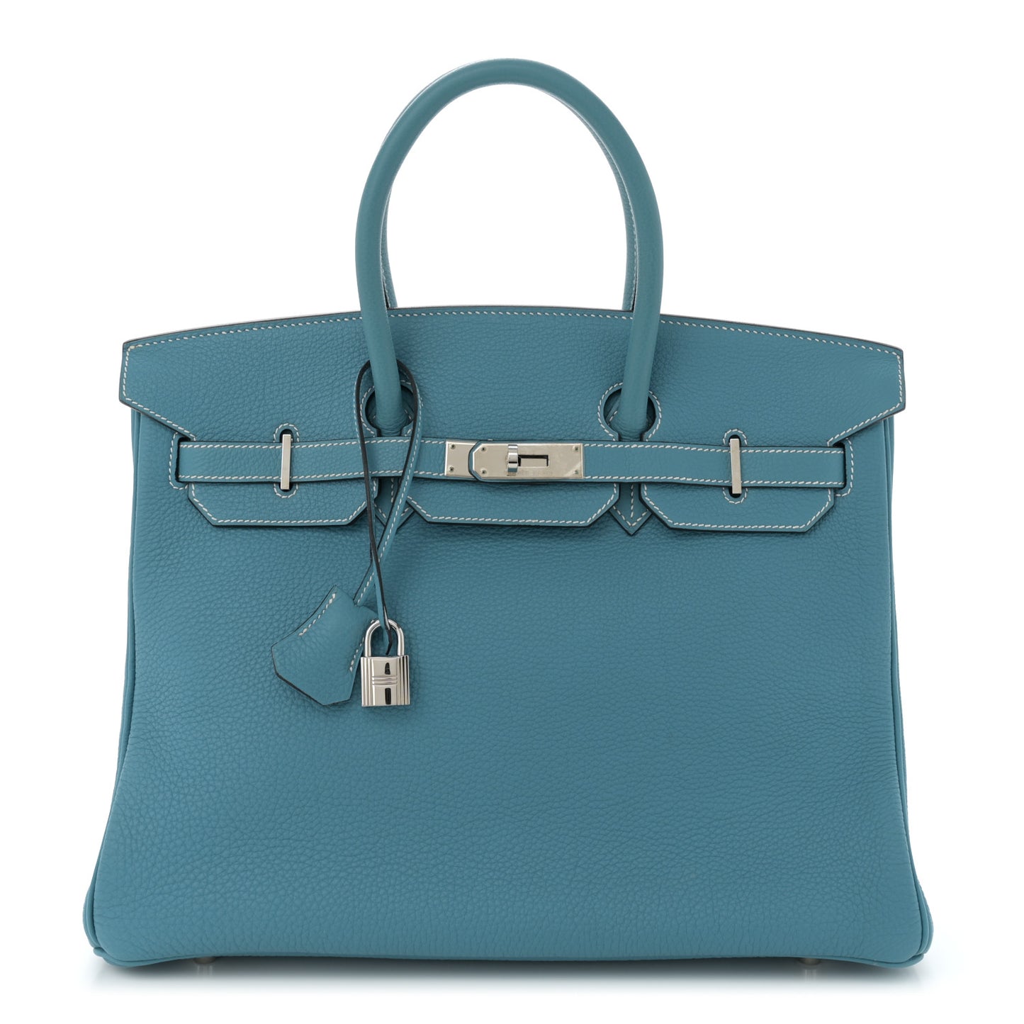 Togo Birkin 35 Blue Jean