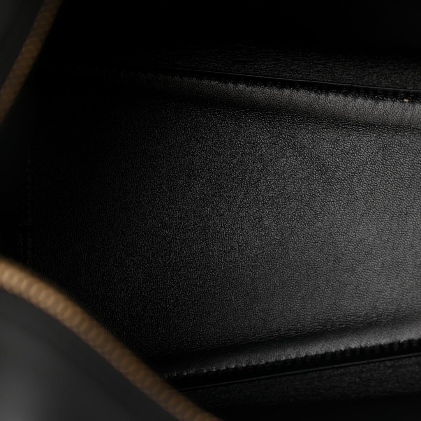 Smooth Calfskin Neo Classic Brass Hardware S City Black