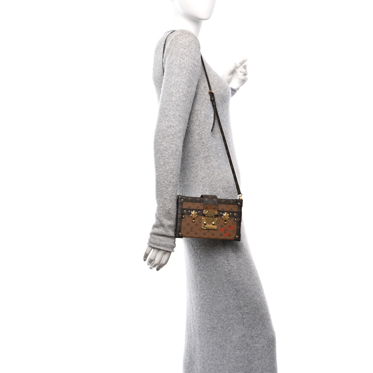 Louis Vuitton Reverse Monogram Petite Malle 2 of 14