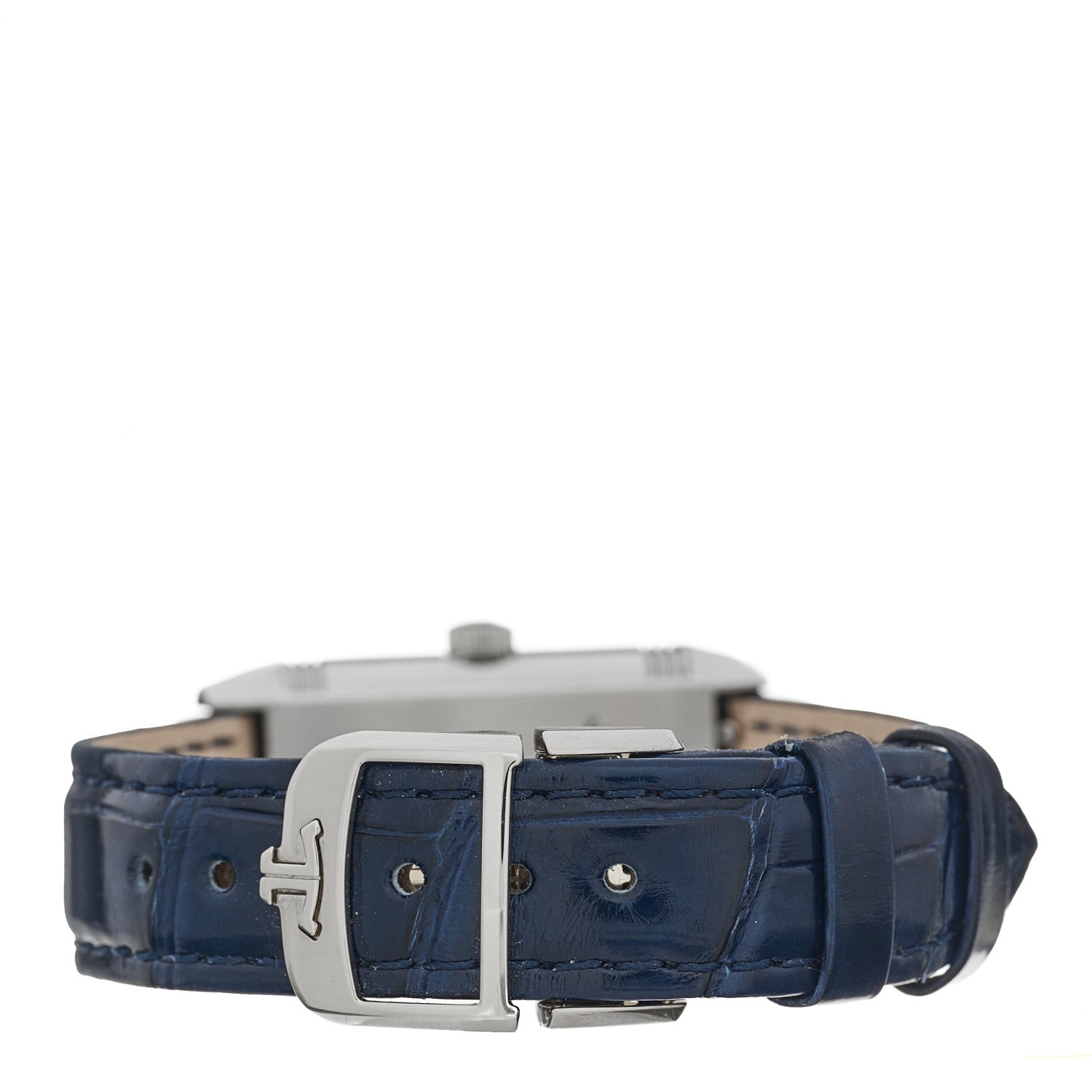 Jaeger-LeCoultre Stainless Steel Alligator 21mm Reverso Classic Manual Winding Watch Q2608440 4 of 6