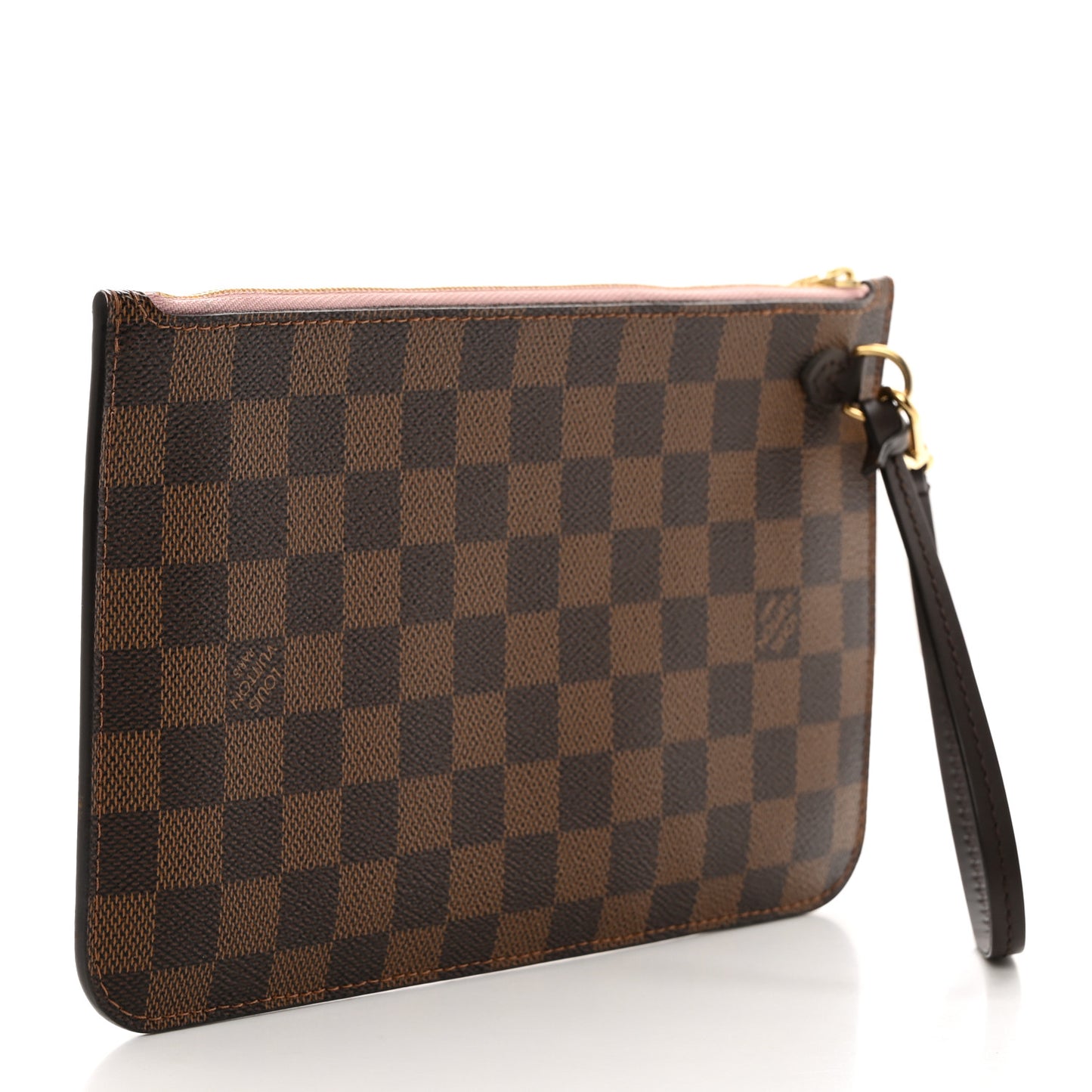 Damier Ebene Neverfull MM GM Pochette Rose Ballerine