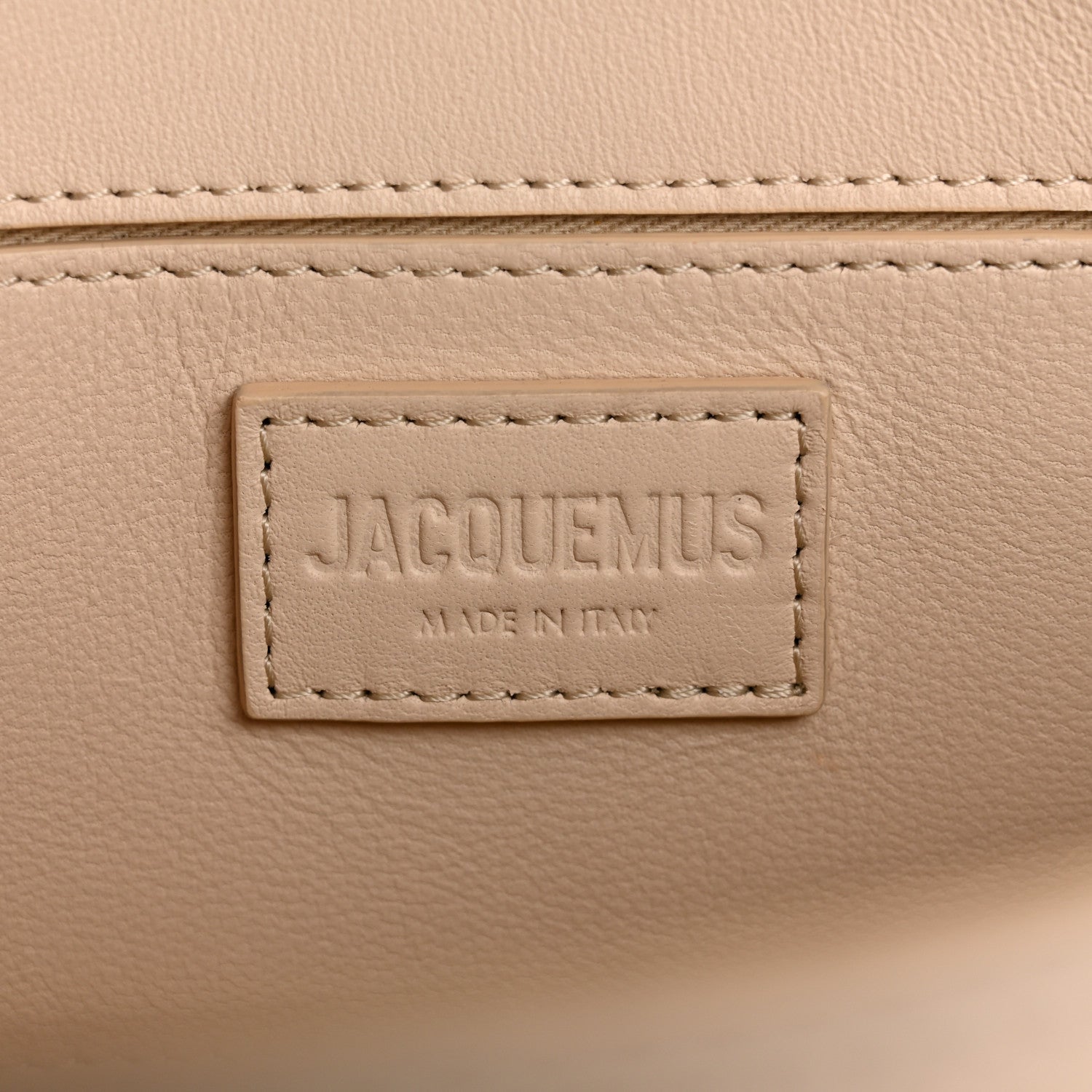 Jacquemus Calfskin Shearling Le Bambimou Ivory 6 of 9