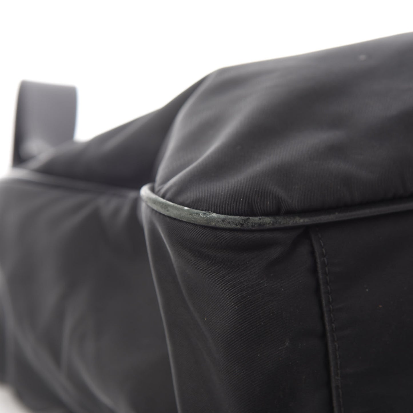Tessuto Nylon Saffiano Briefcase Black
