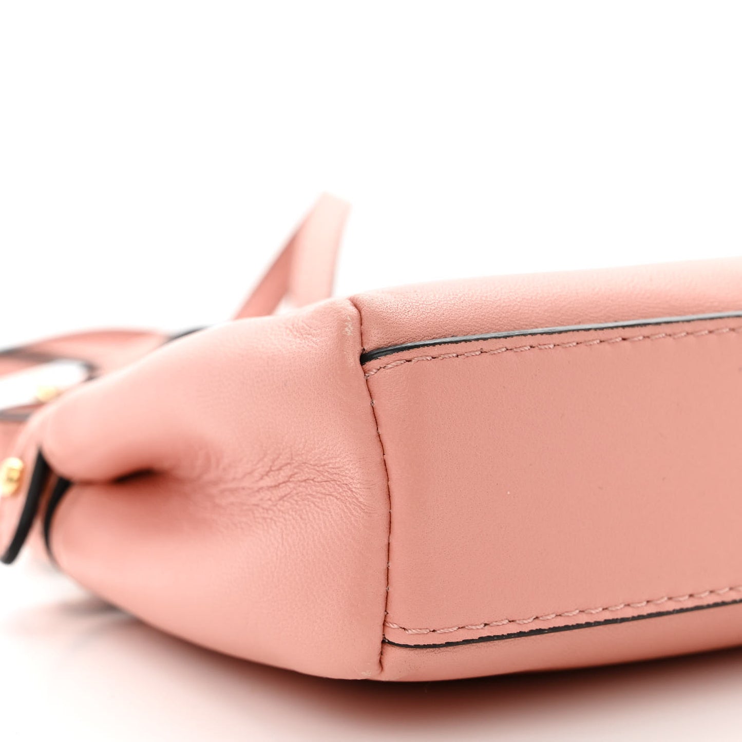 Shiny Nappa Micro Peekaboo Iconic Satchel Pink