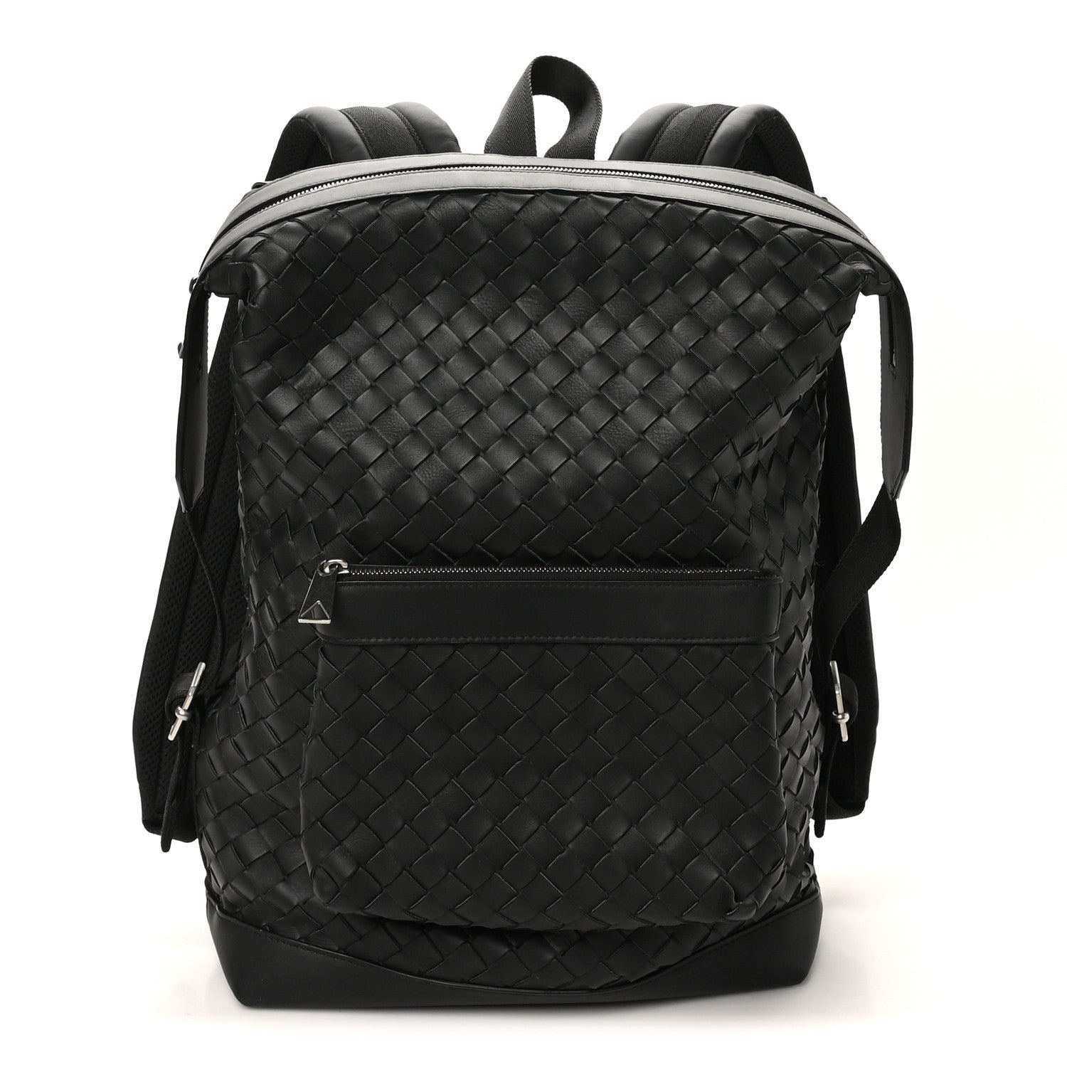 bottega leather backpack Bottega Veneta Calfskin Intrecciato Hydrology Backpack Black 1772458 – FASHIONPHILE