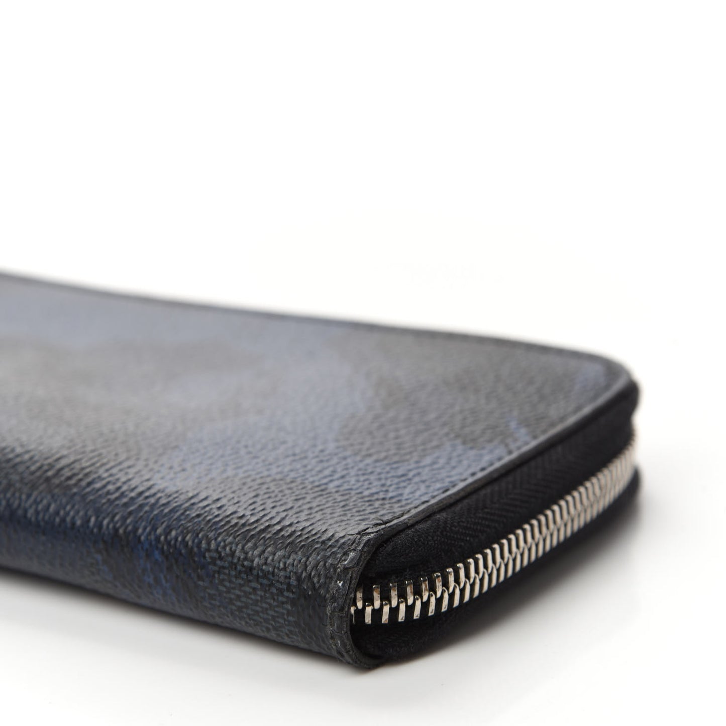 Damier Cobalt Camouflage Zippy Wallet Vertical Blue