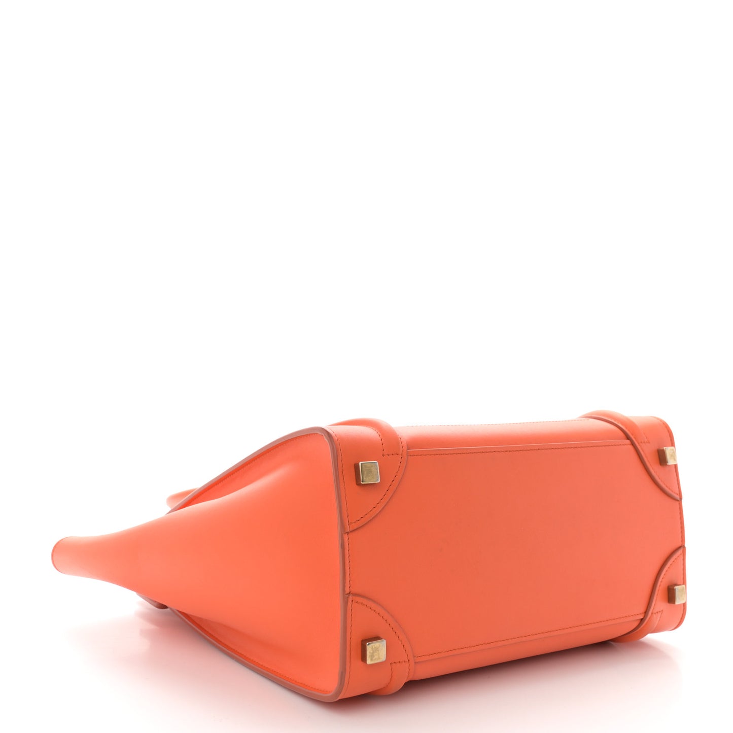 Smooth Calfskin Mini Luggage Orange