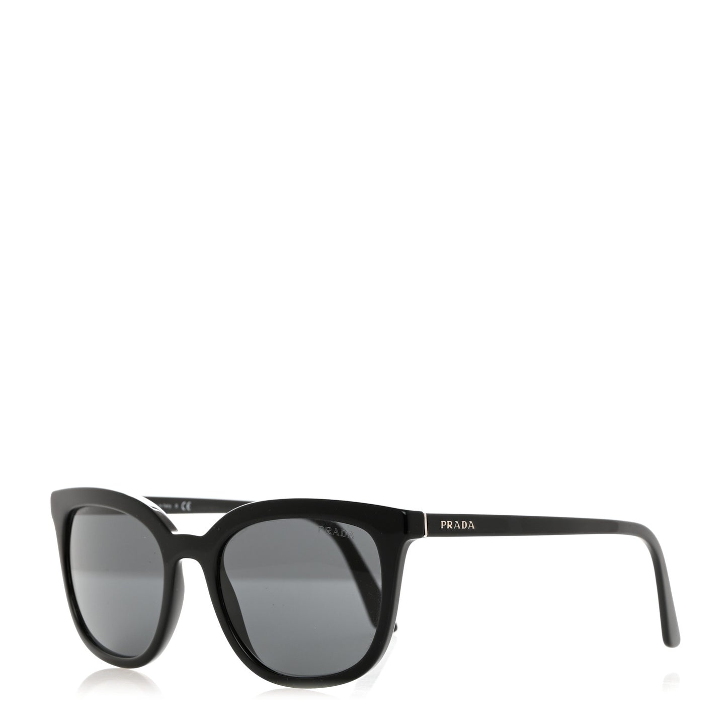 Acetate Polarized Pillow Cat Eye Sunglasses SPR 03X Black