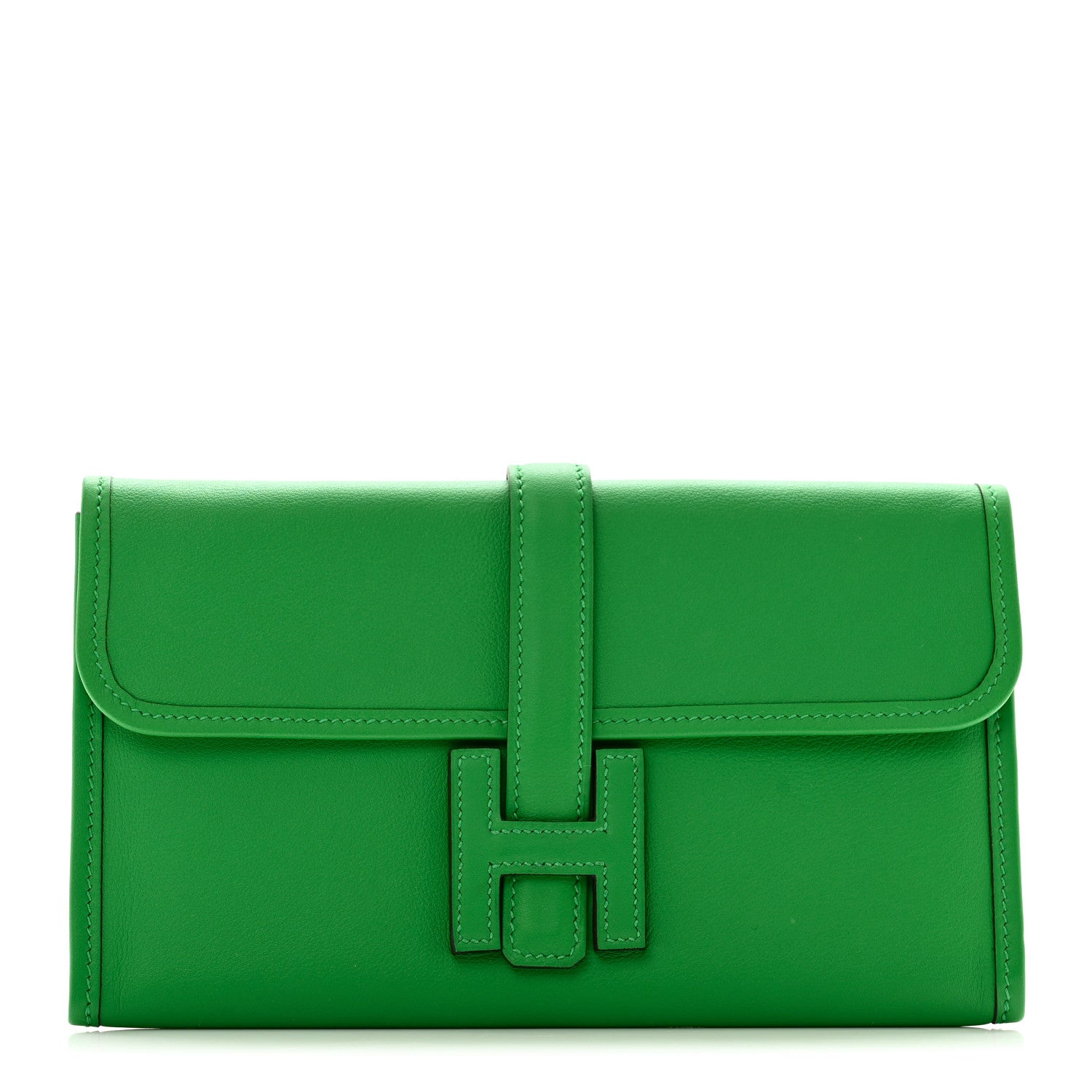 Hermes Swift Jige Duo Clutch Bambou 1 of 8
