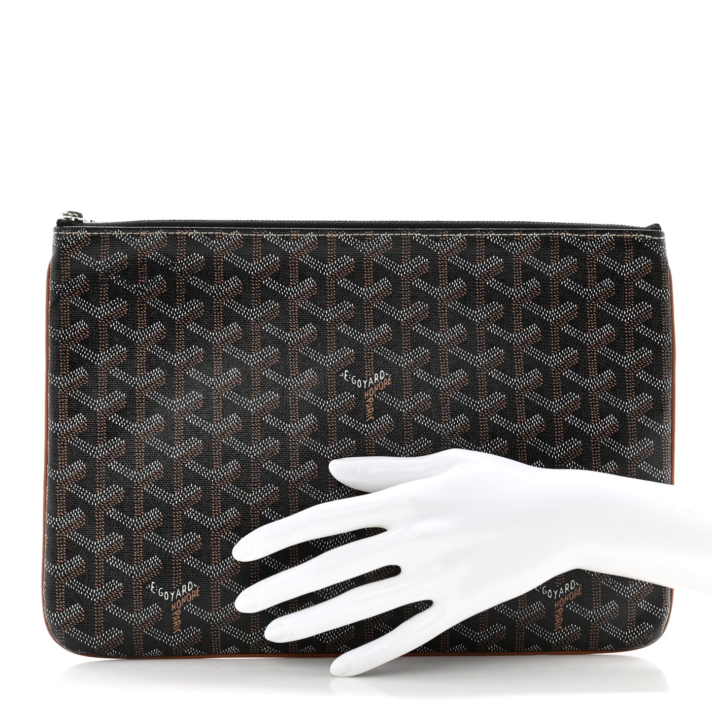 Goyardine Senat Pochette MM Black Gold