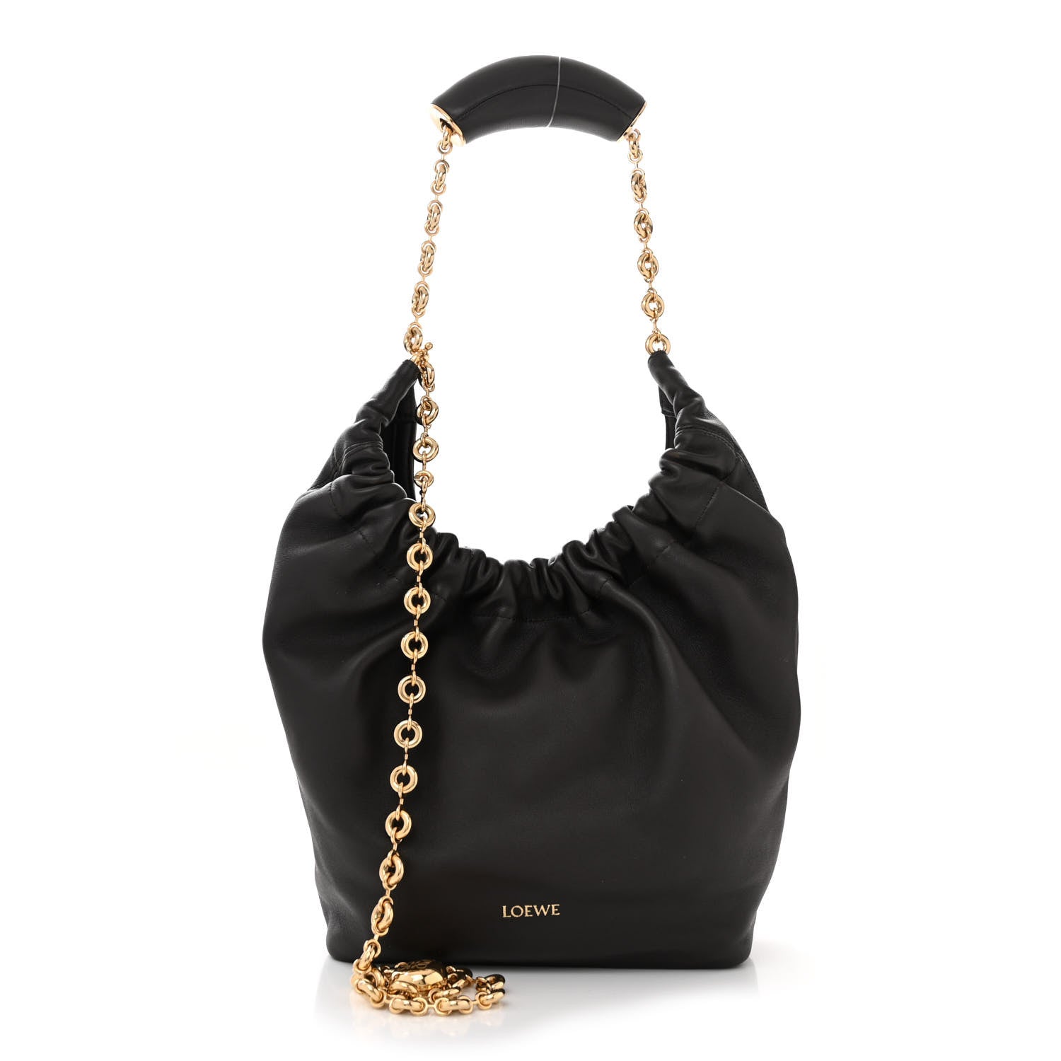 Loewe Nappa Small Squeeze Bag Chocolate 1 of 9