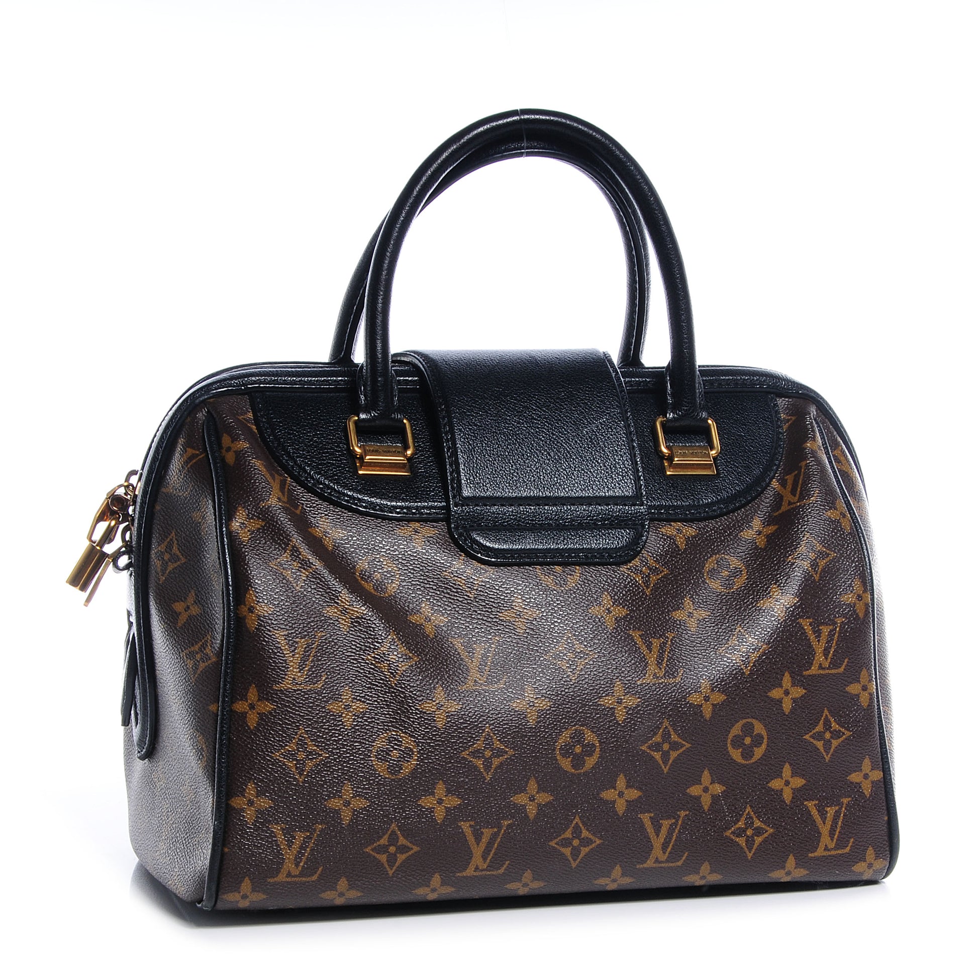 Louis Vuitton Monogram Golden Arrow Speedy Black 3 of 7