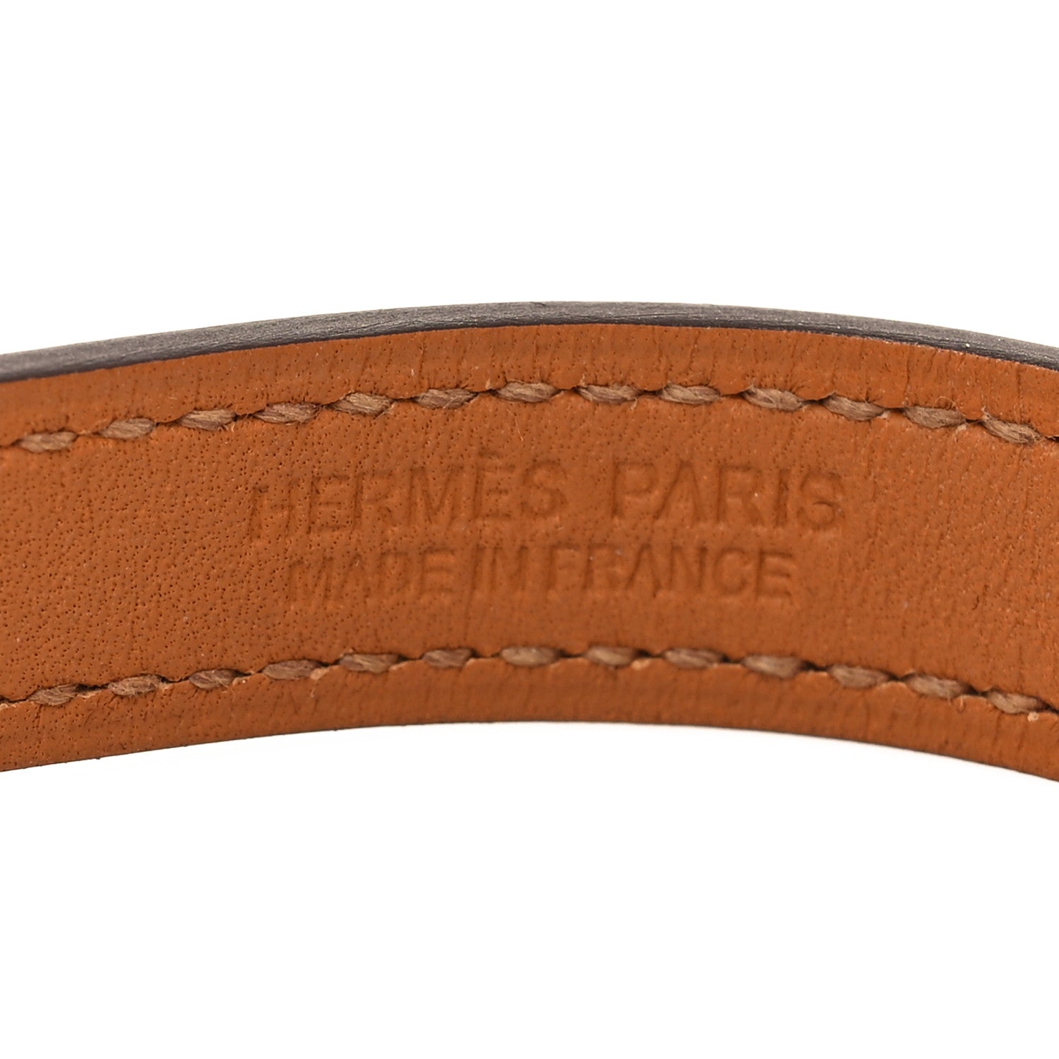 Hermes Epsom Rivale Double Tour Bracelet S Rouge Casaque 4 of 7