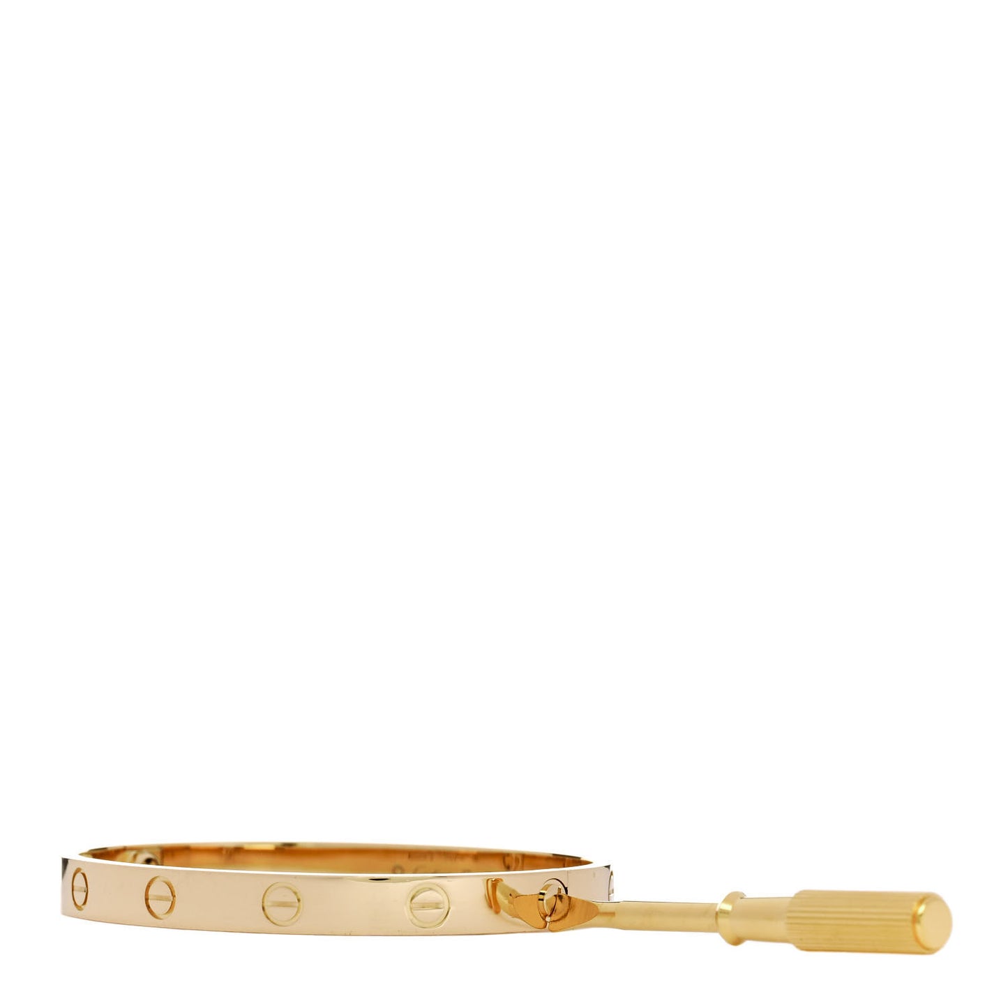 18K Yellow Gold LOVE Bracelet 17
