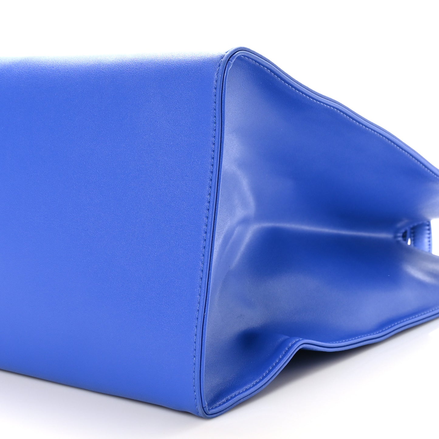 Vegan Leather Large Shopping Bag Painters Tape