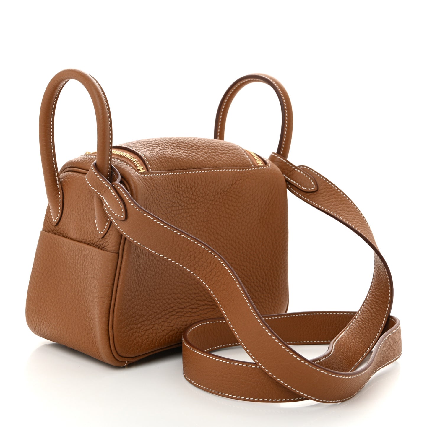 Taurillon Clemence Mini Lindy 20 Gold