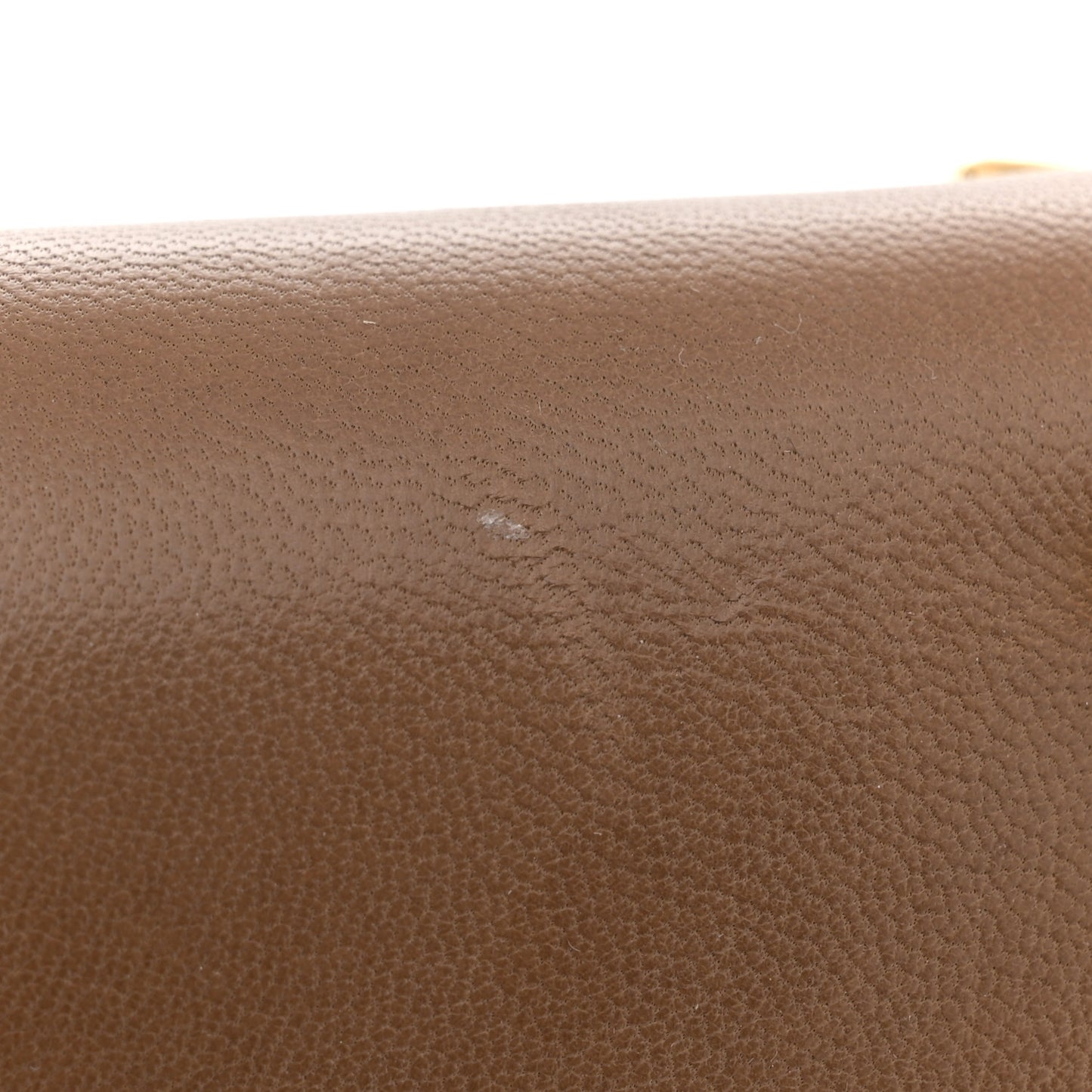 Grained Lambskin Drew Shoulder Bag Woody Khaki