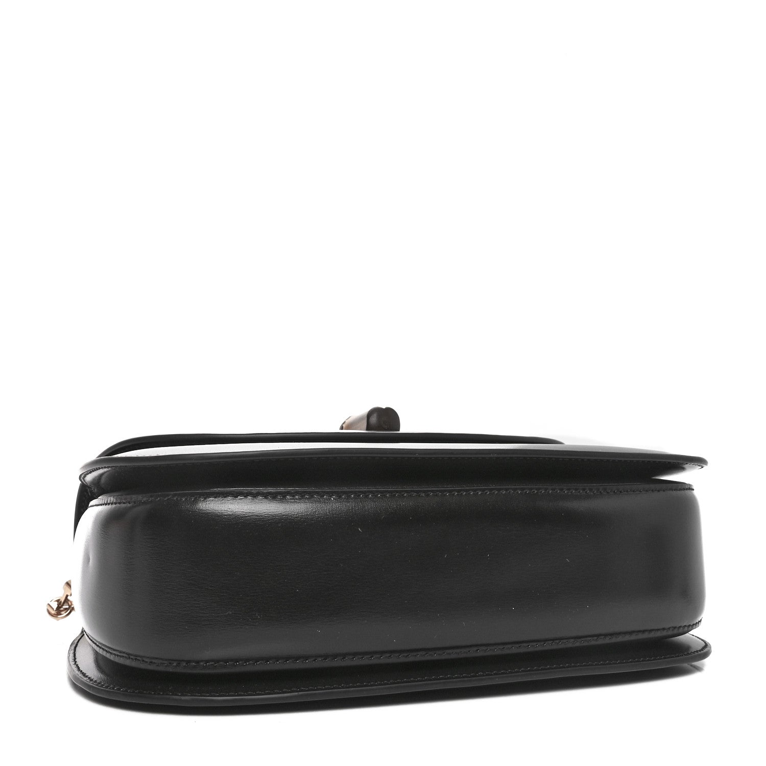 Gucci Boarded Dyana Lux Calfskin Web Medium Bamboo 1947 Top Handle Bag Black 4 of 9