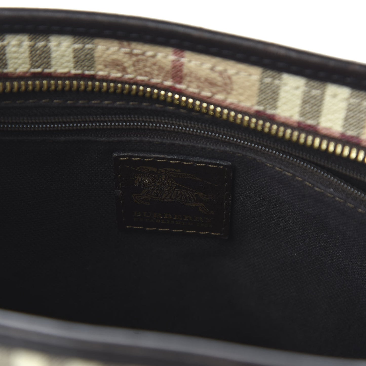Haymarket Check Medium Regent Tote Chocolate