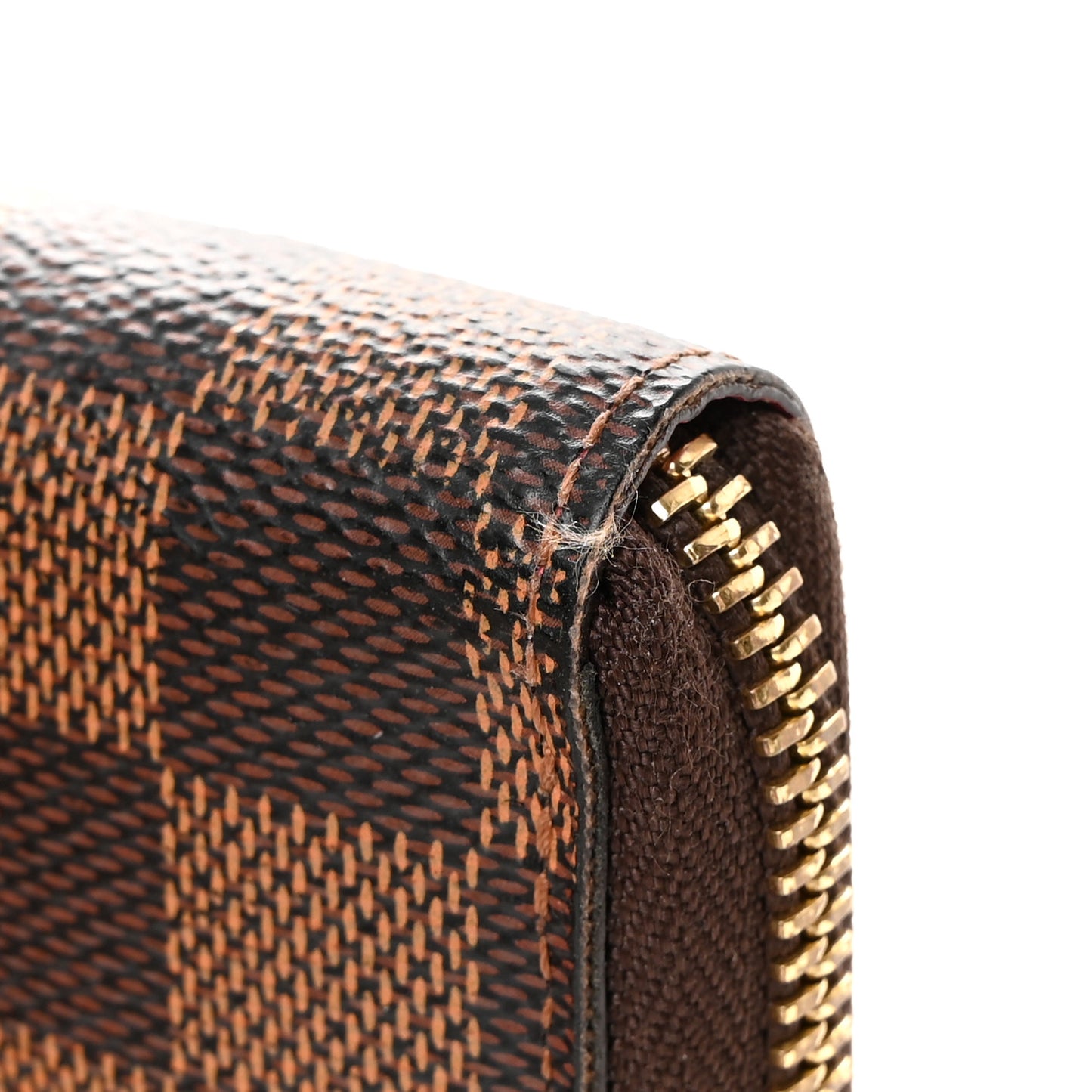 Damier Ebene Clemence Wallet Cherry