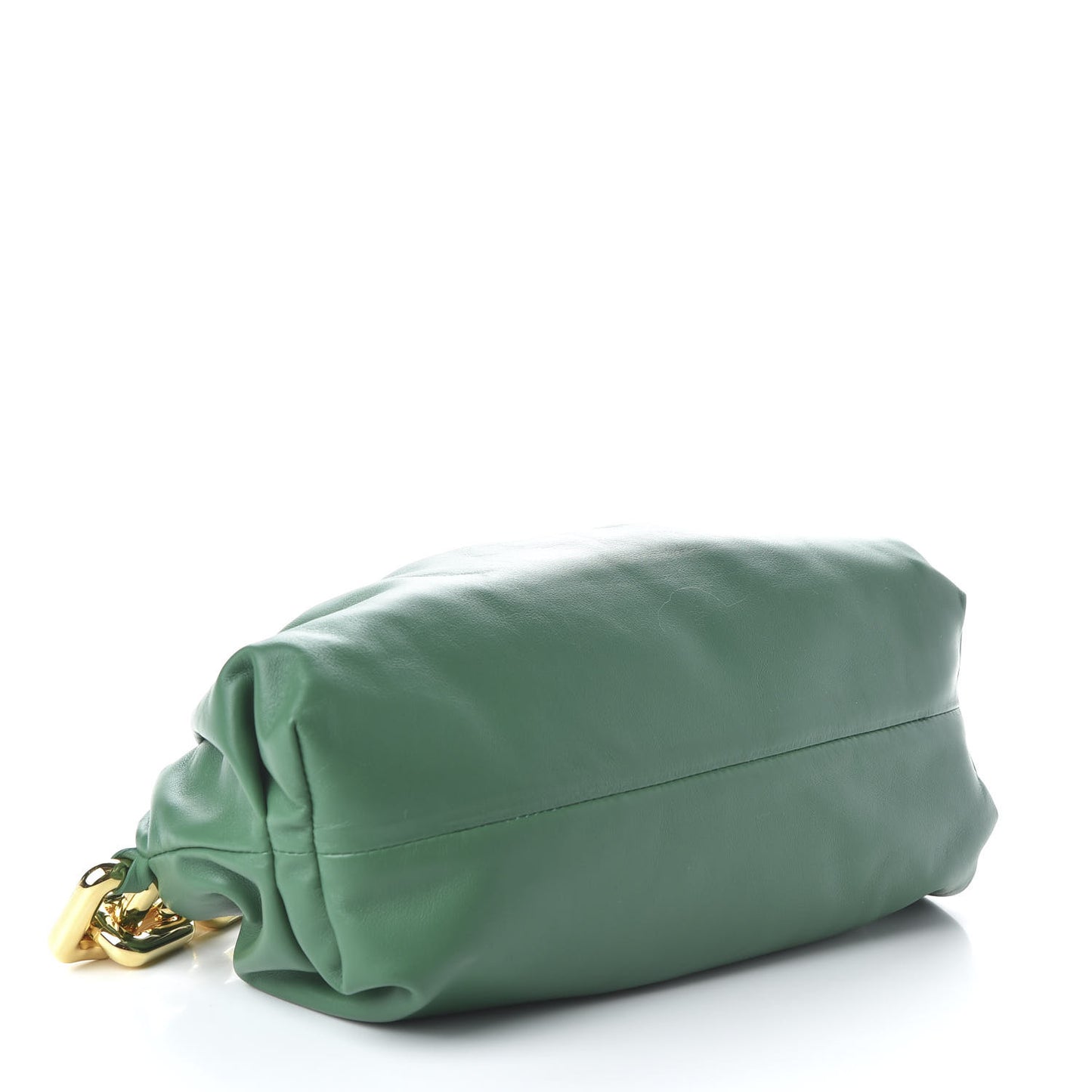 Calfskin The Pouch Chain Racing Green