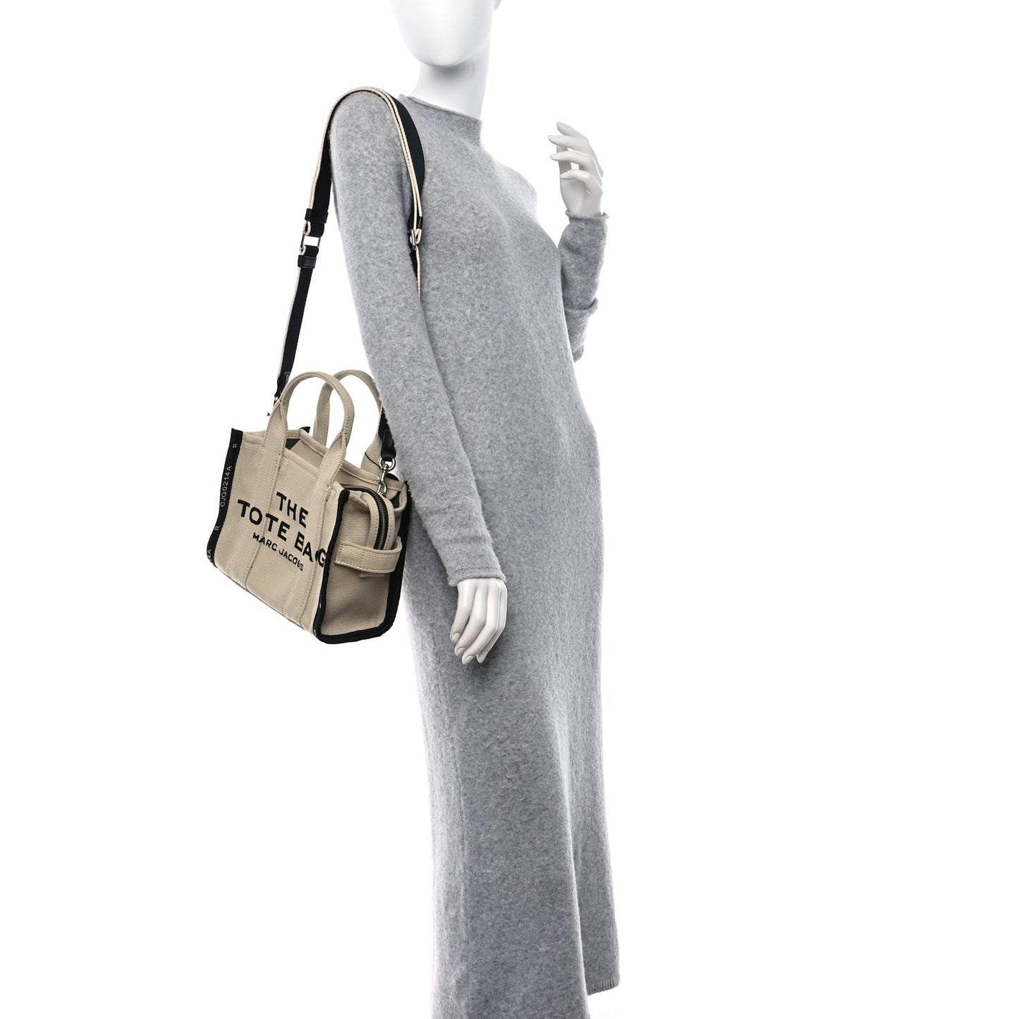 Jacquard Small The Traveler Tote Bag Warm Sand