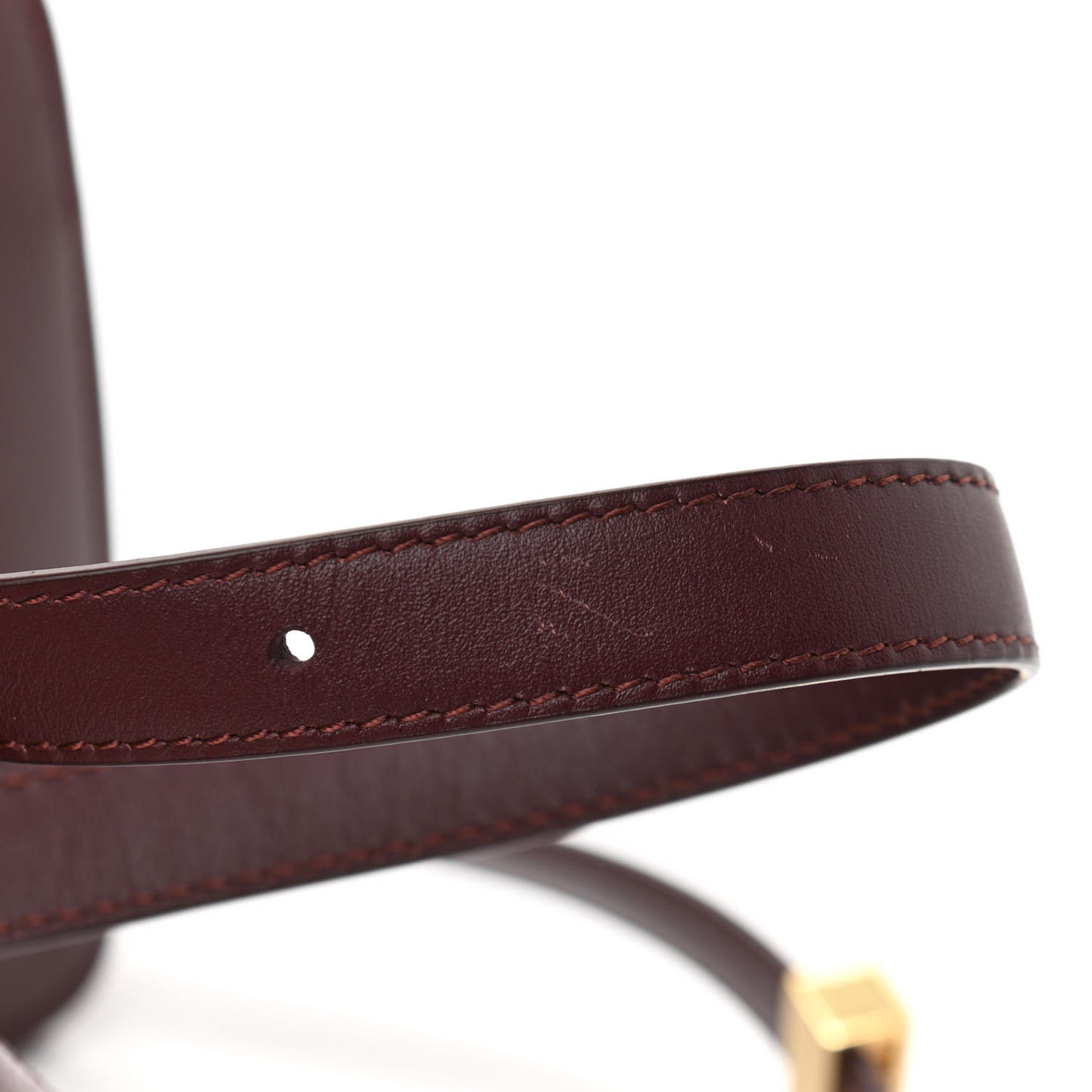 Box Calfskin Small Classic Box Flap Bag Burgundy