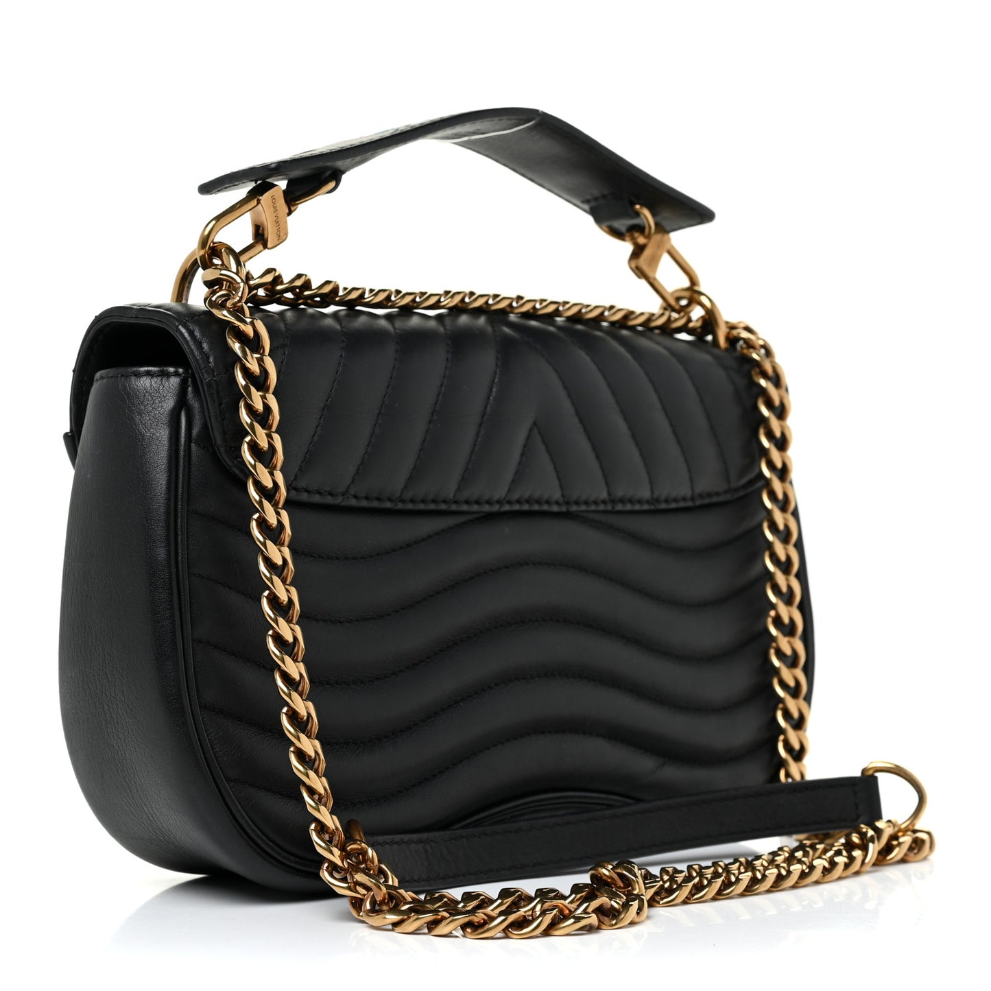 Calfskin New Wave Chain MM Black