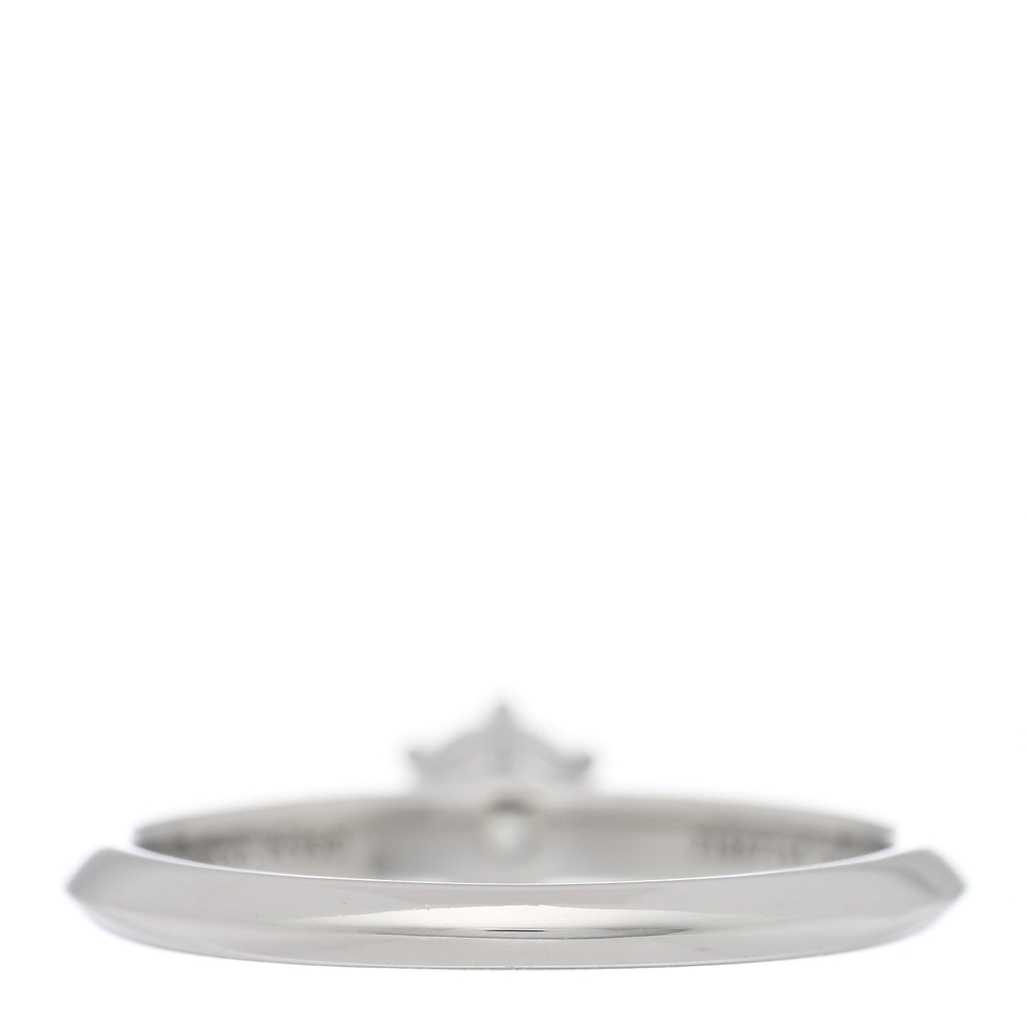 Platinum Diamond .31ct Solitaire Engagement Ring 52 6