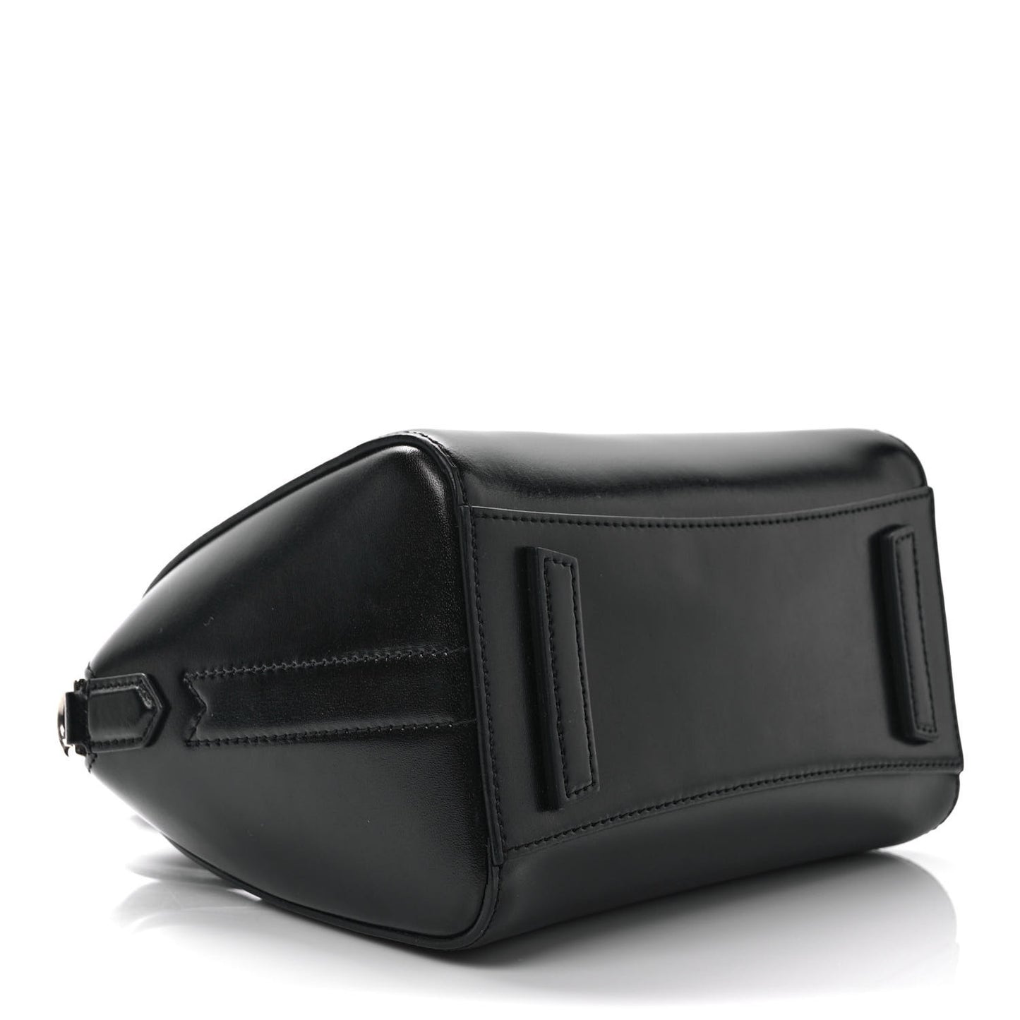 Shiny Lord Calfskin Mini Antigona Black