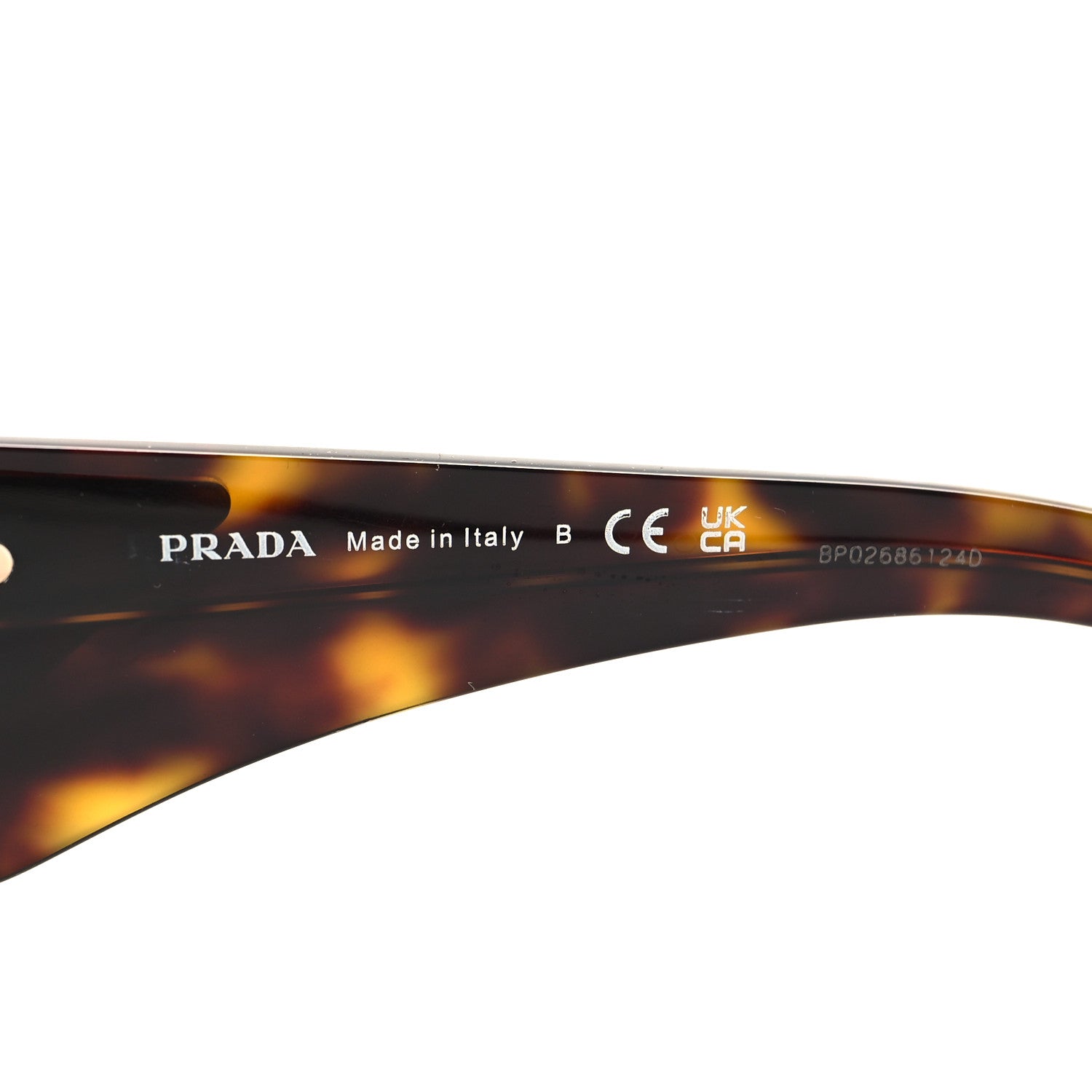 Prada Acetate Symbole Sunglasses SPR 13Z Havana 5 of 7