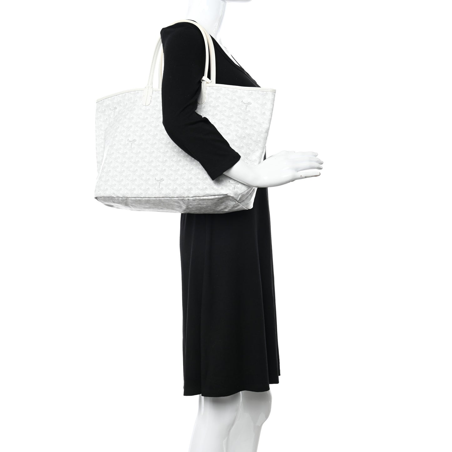 Goyardine Saint Louis PM White