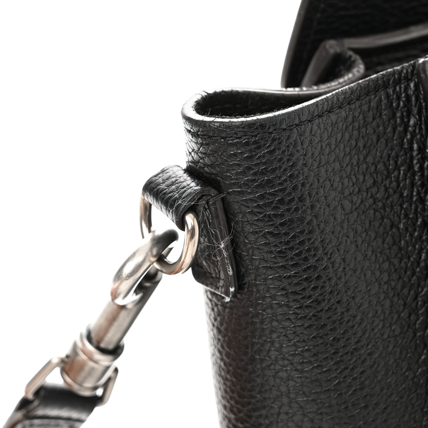 Celine Drummed Calfskin Nano Luggage Black 15 of 15