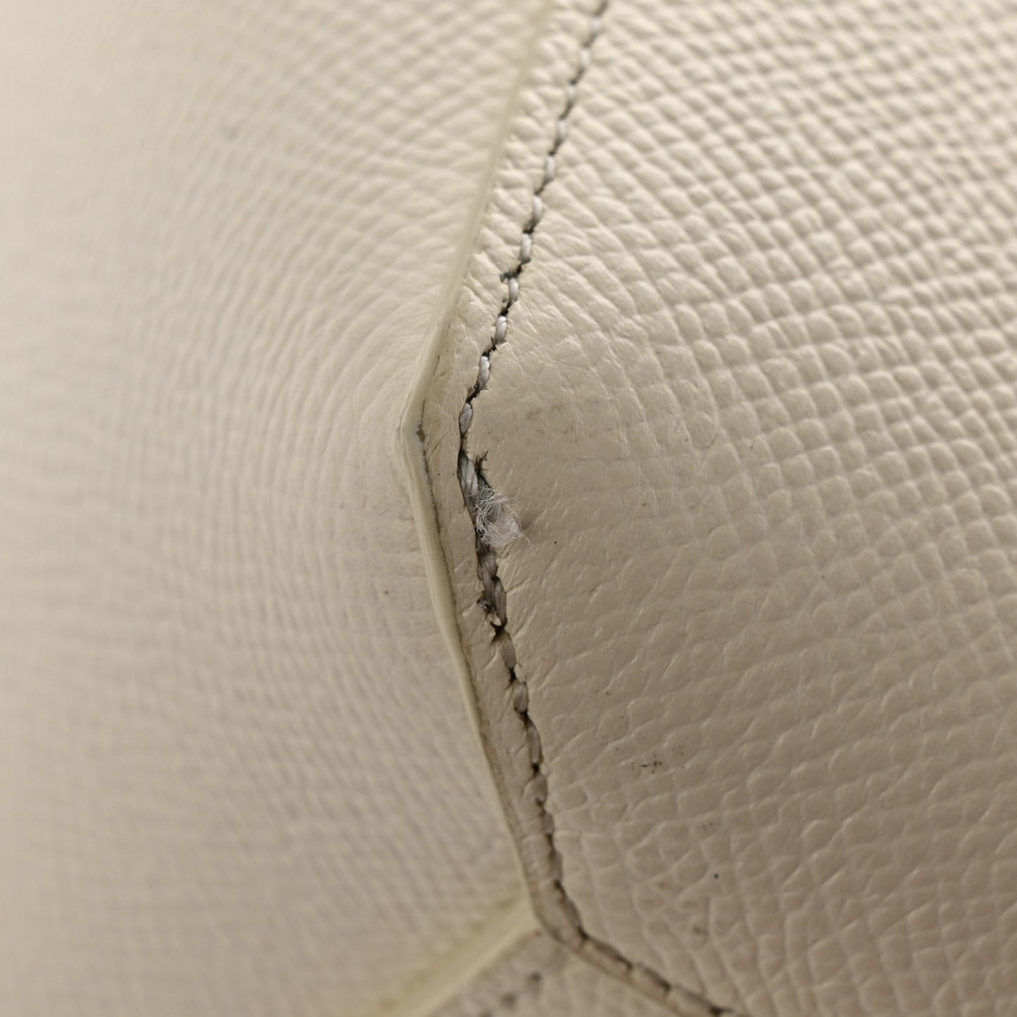 Grained Calfskin Nano Belt Bag Chalk