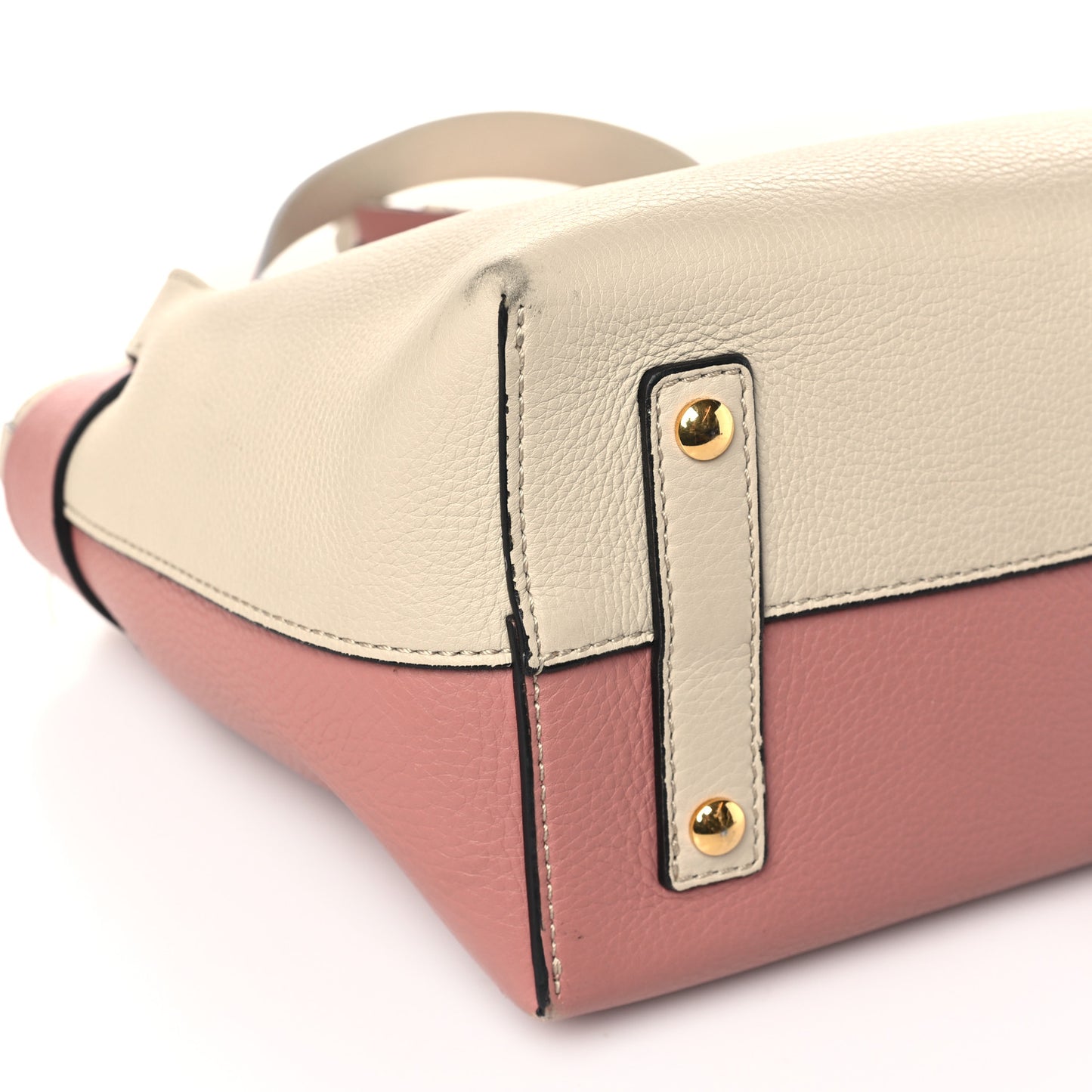 Marais Calfskin Small Belt Bag Limestone Dusty Rose