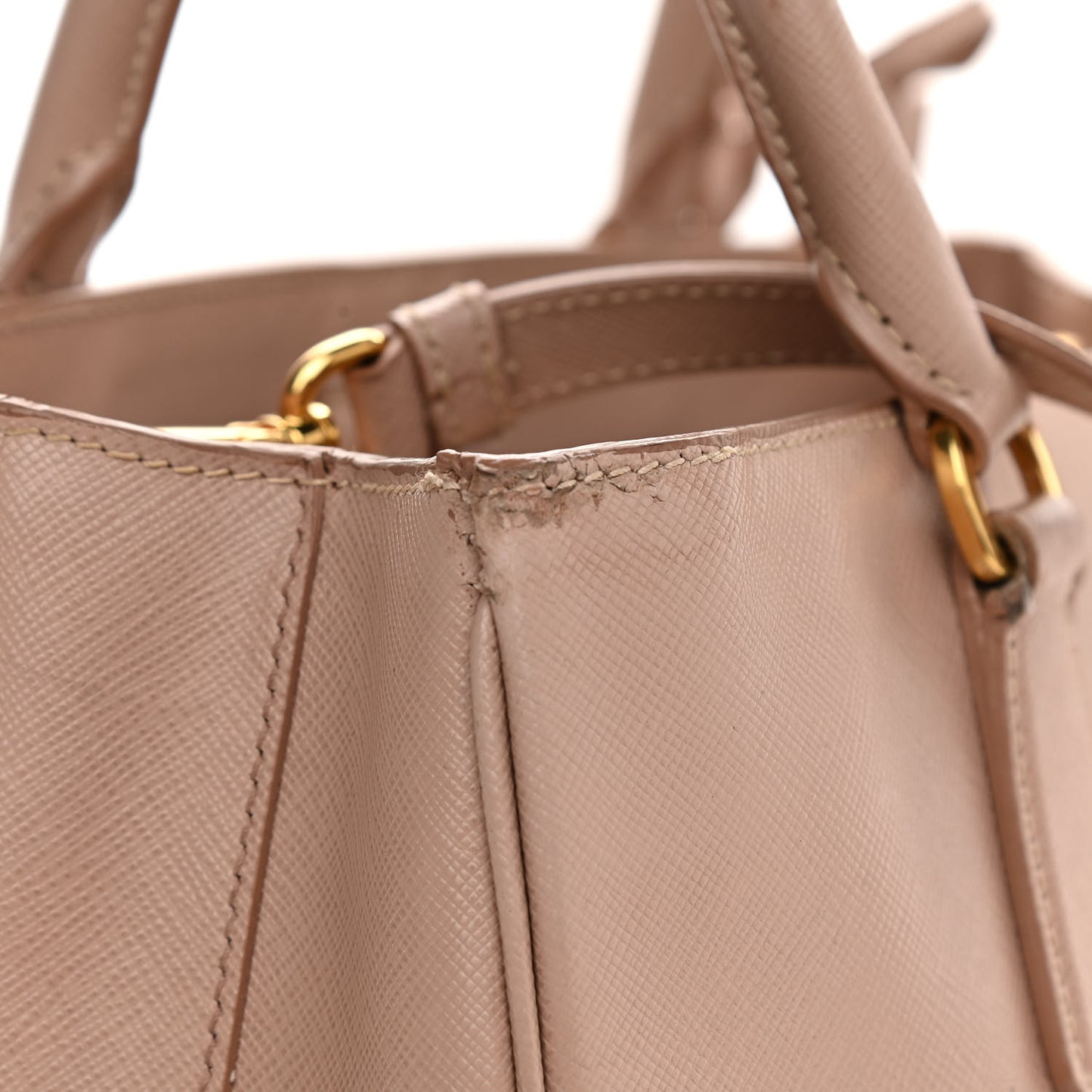 Saffiano Medium Galleria Double Zip Tote Cammeo