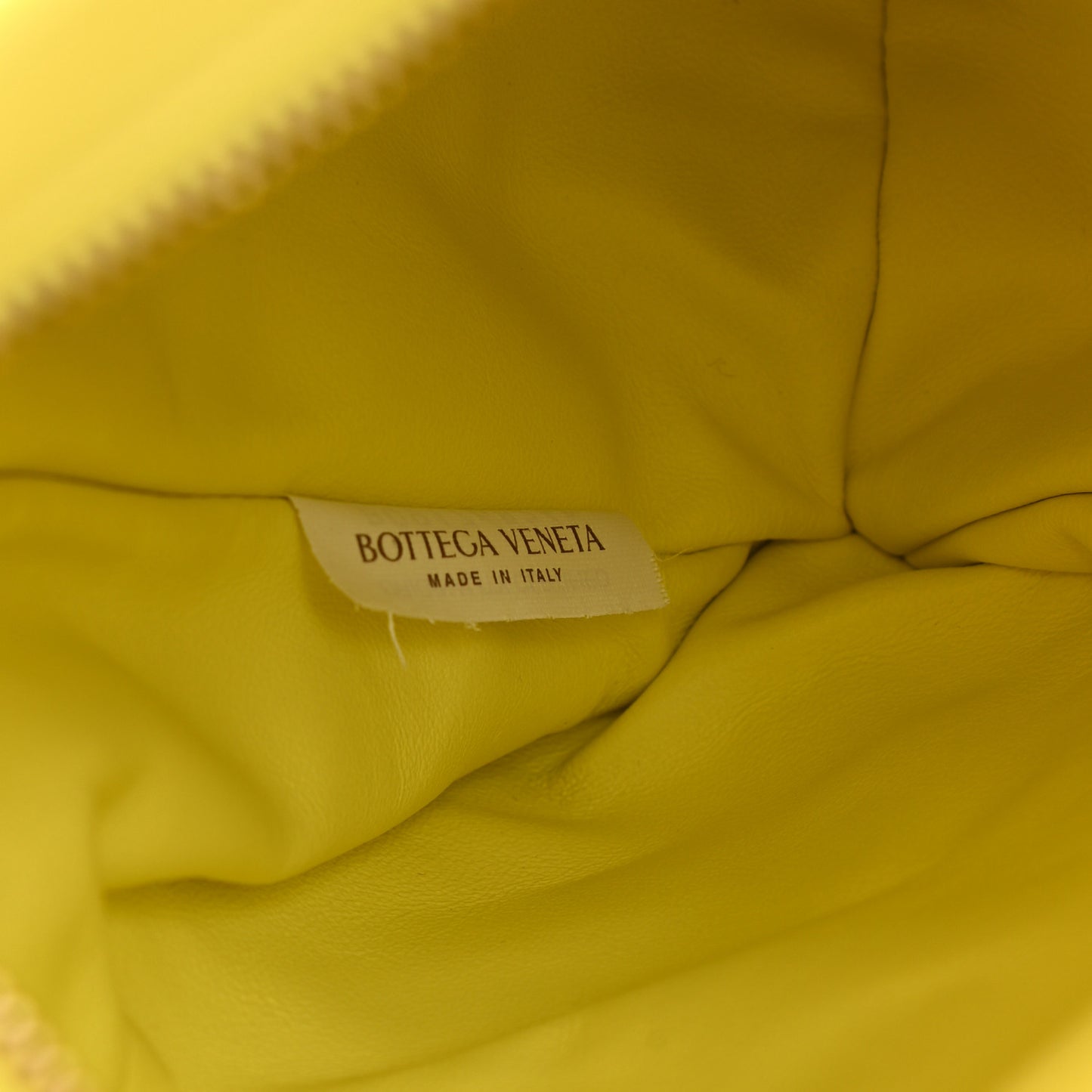 Calfskin Mini BV Twist Yellow