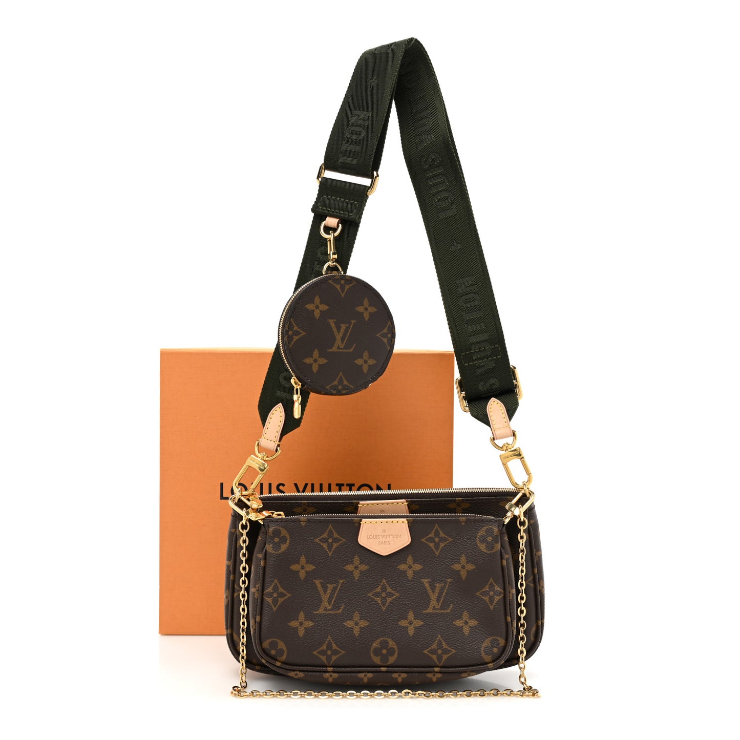 Monogram Multi Pochette Accessories Kaki