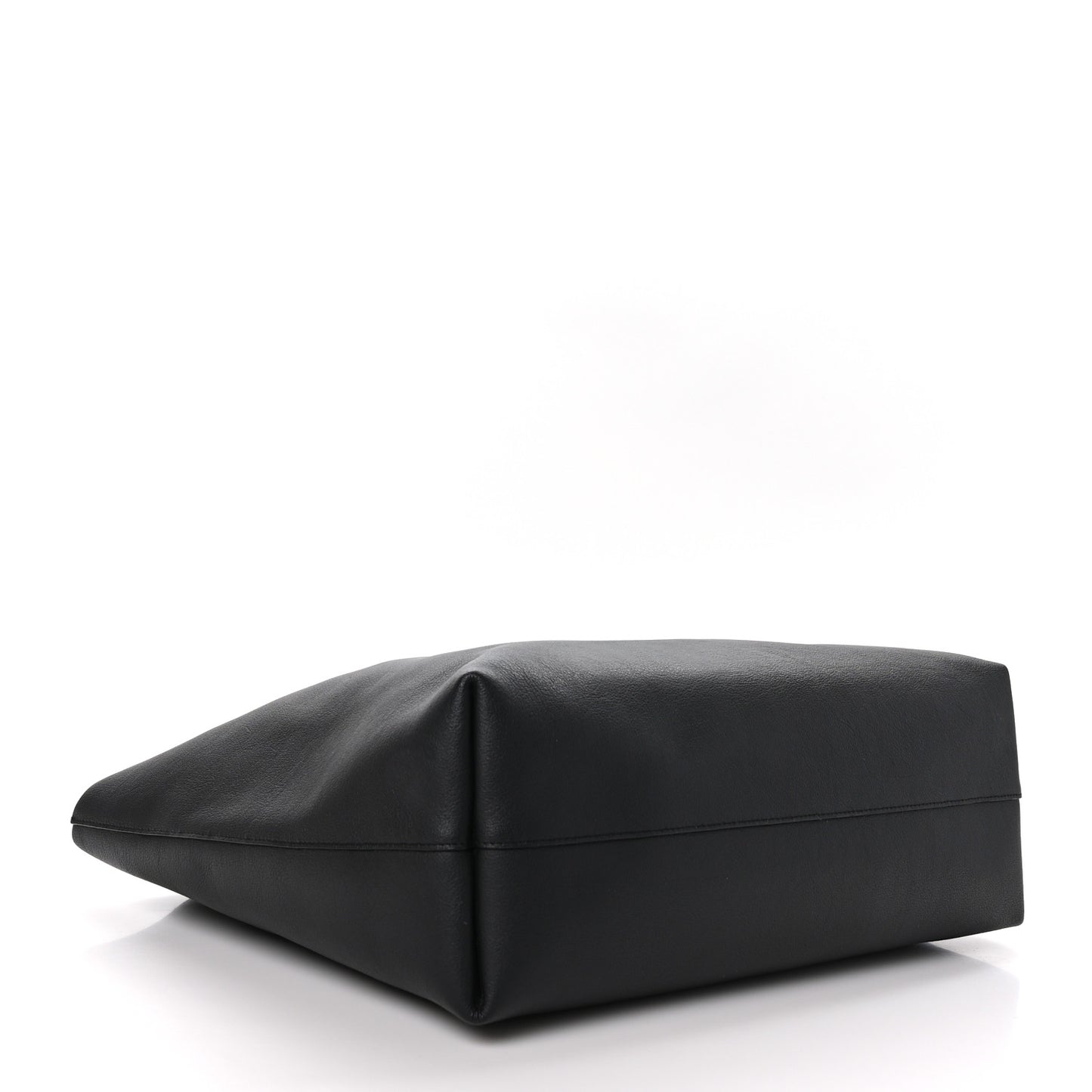 Calfskin Large Shopping Tote Black