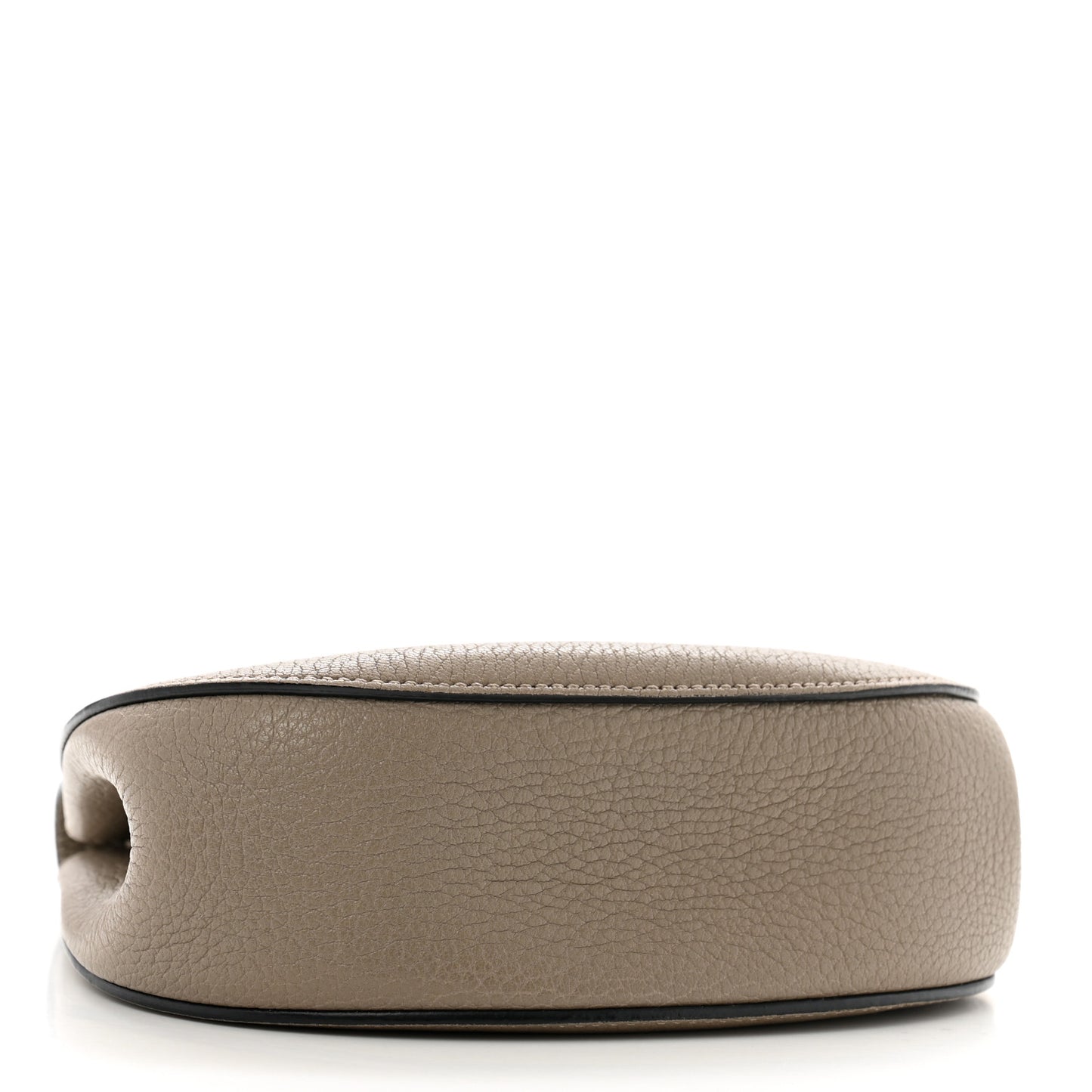 Grained Lambskin Mini Drew Shoulder Bag Motty Grey