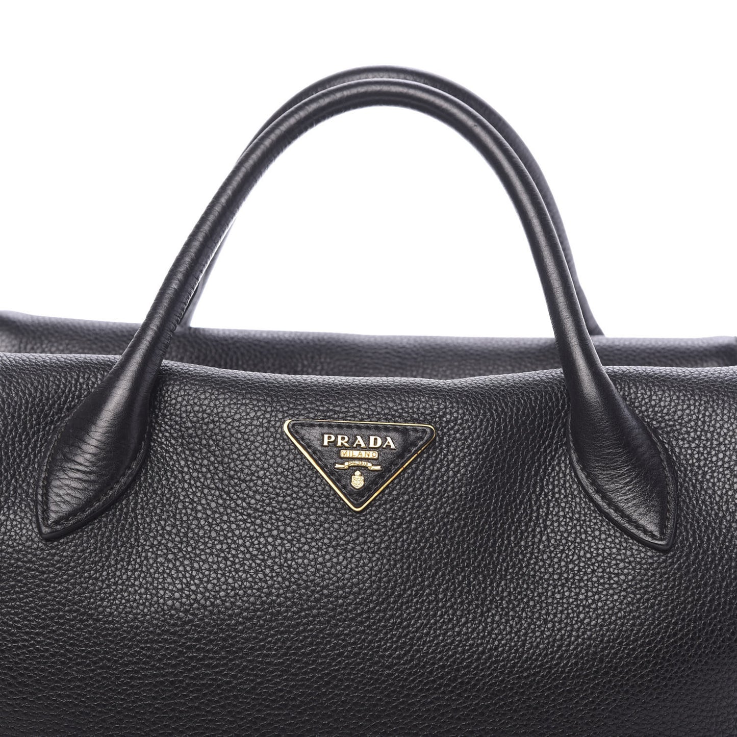 Vitello Daino Satchel Black