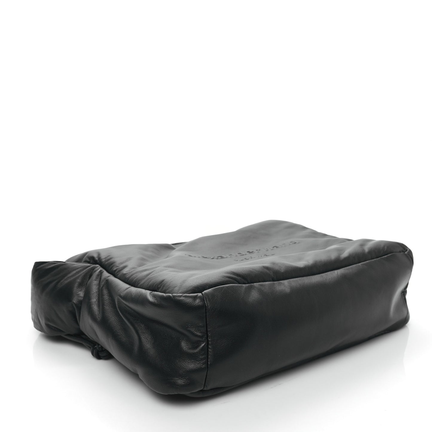 Lambskin Large Ryan Puffer Bag Black Black