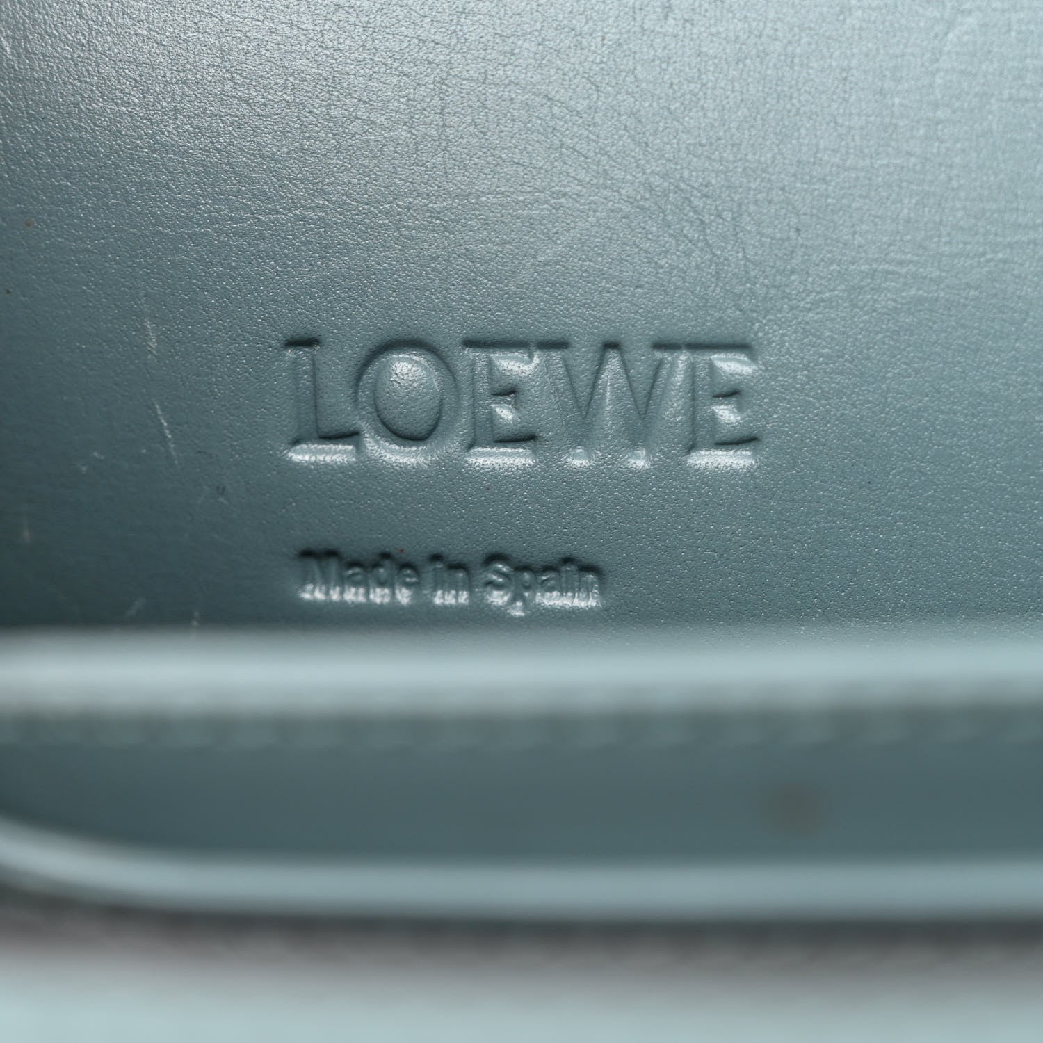 Loewe Calfskin Small Barcelona Shoulder Bag Stone Blue 6 of 15