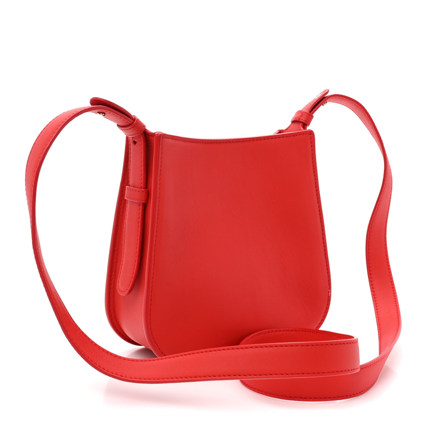 Calfskin Fleur Crossbody Red