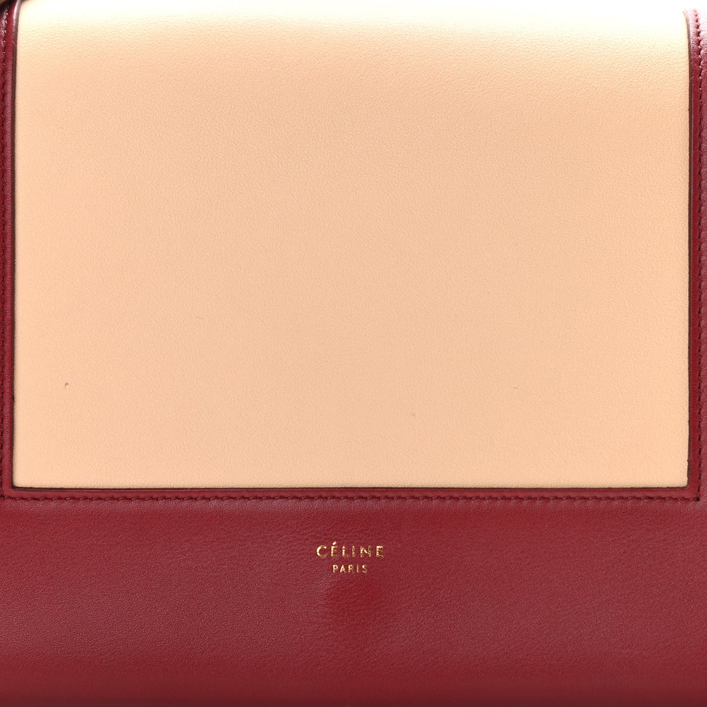 Shiny Smooth Calfskin Medium Frame Shoulder Bag Ruby Nude