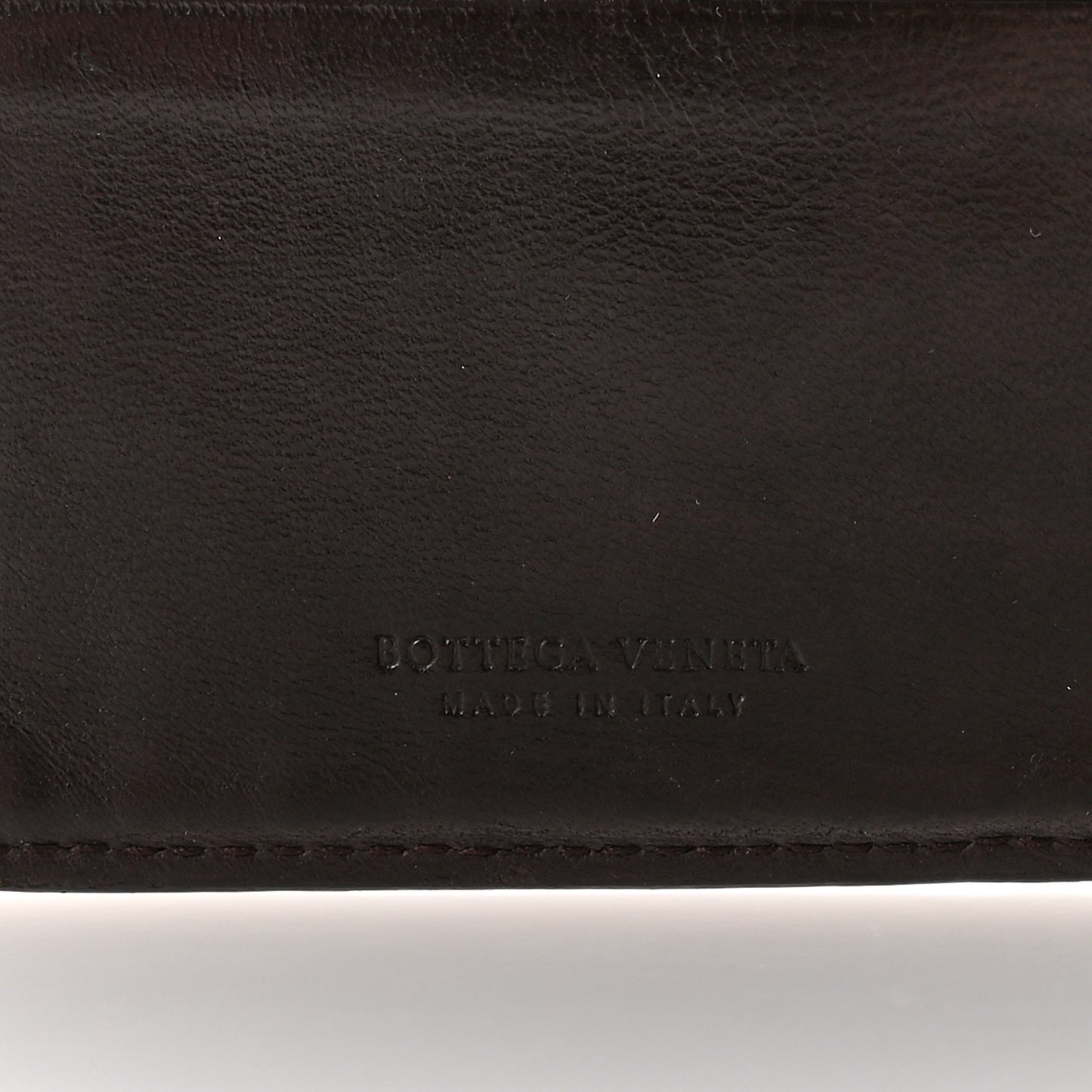 Nappa Intrecciato French Flap Wallet Ebano