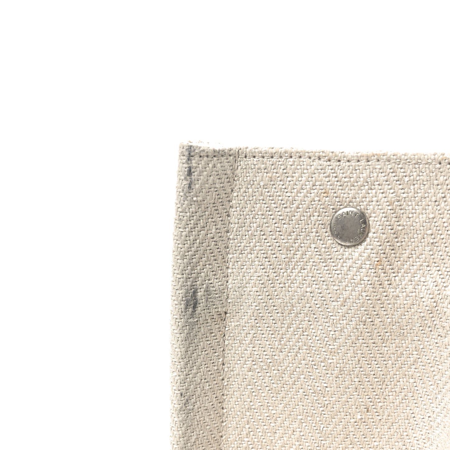Cotton Linen Rive Gauche Tote Light Shell