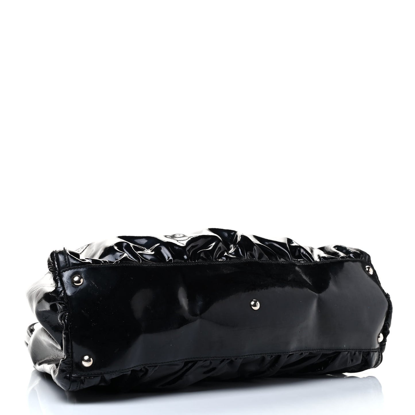 Patent D Ring Large Hobo Black