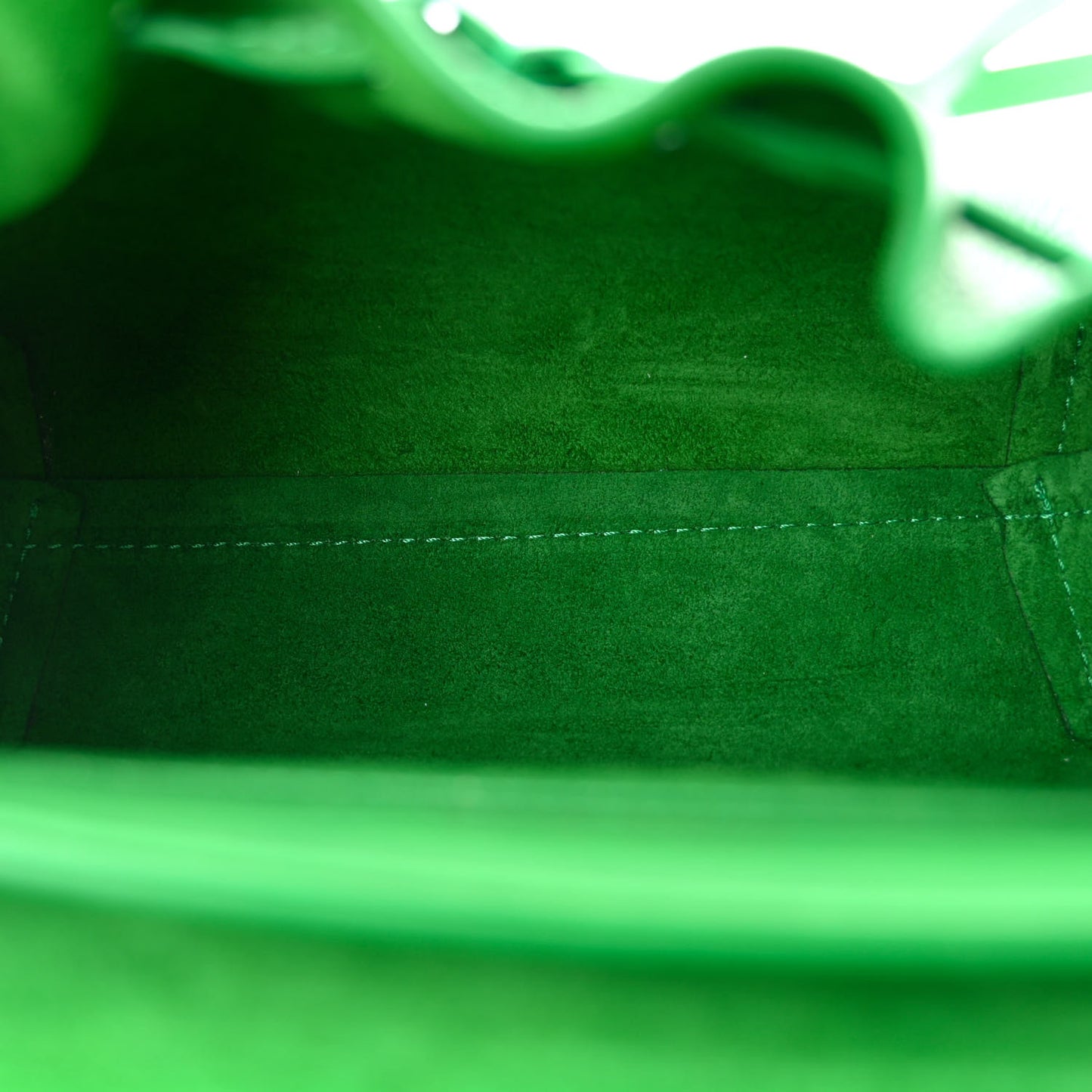Calfskin Mini Mini Soft Lady Bag Grass